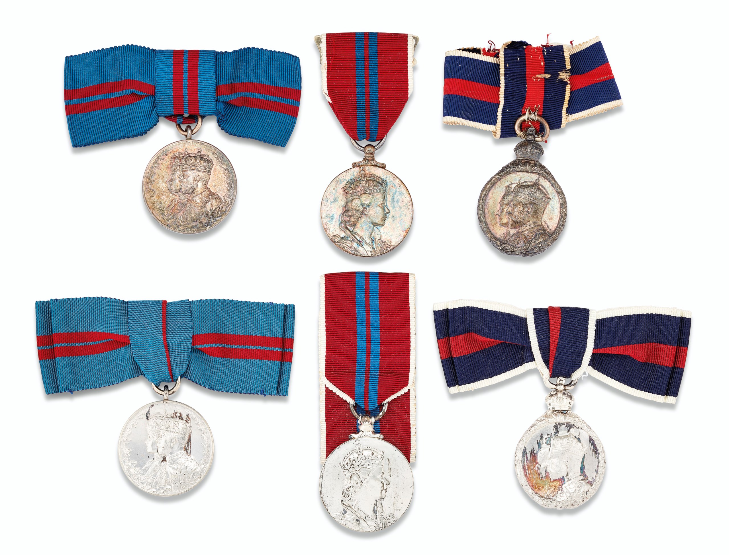 A COLLECTION OF SIX CORONATION MEDALS