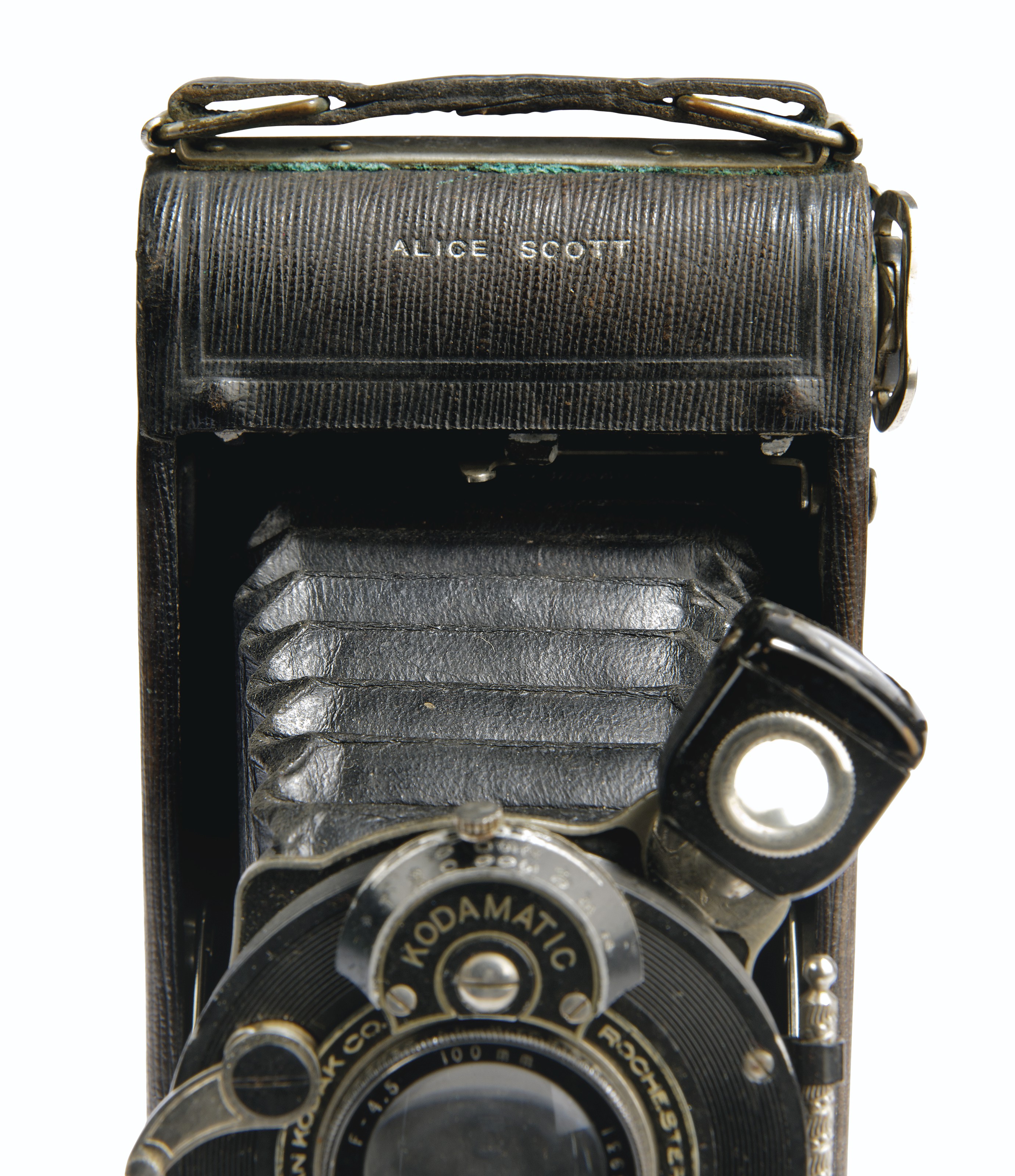 A COLLECTION OF LEATHER MOUNTED OBJECTS , EARLYMID 20TH CENTURY