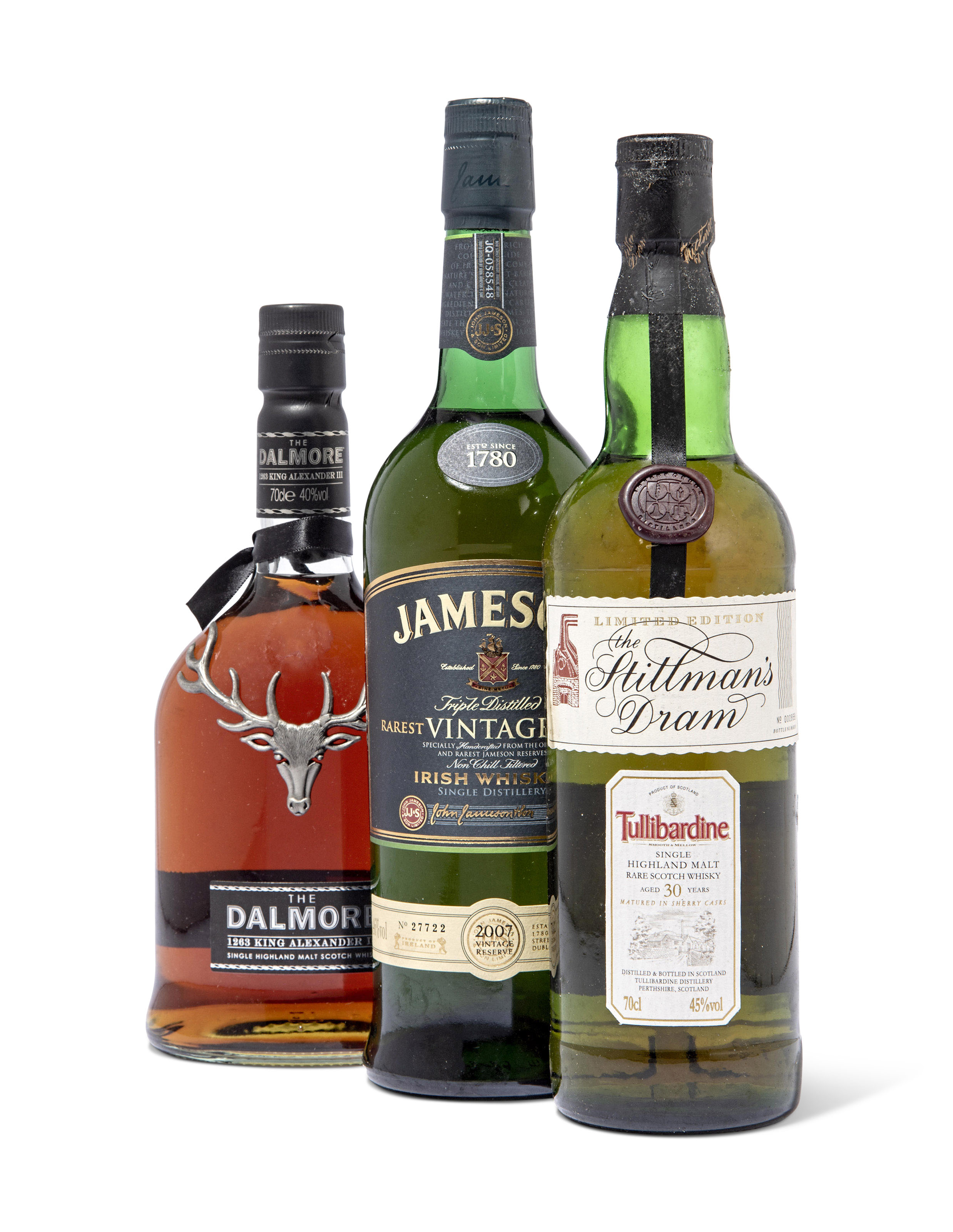 Mixed Whisky, Jameson Rarest Vintage Reserve 2007 (1) Christie’s