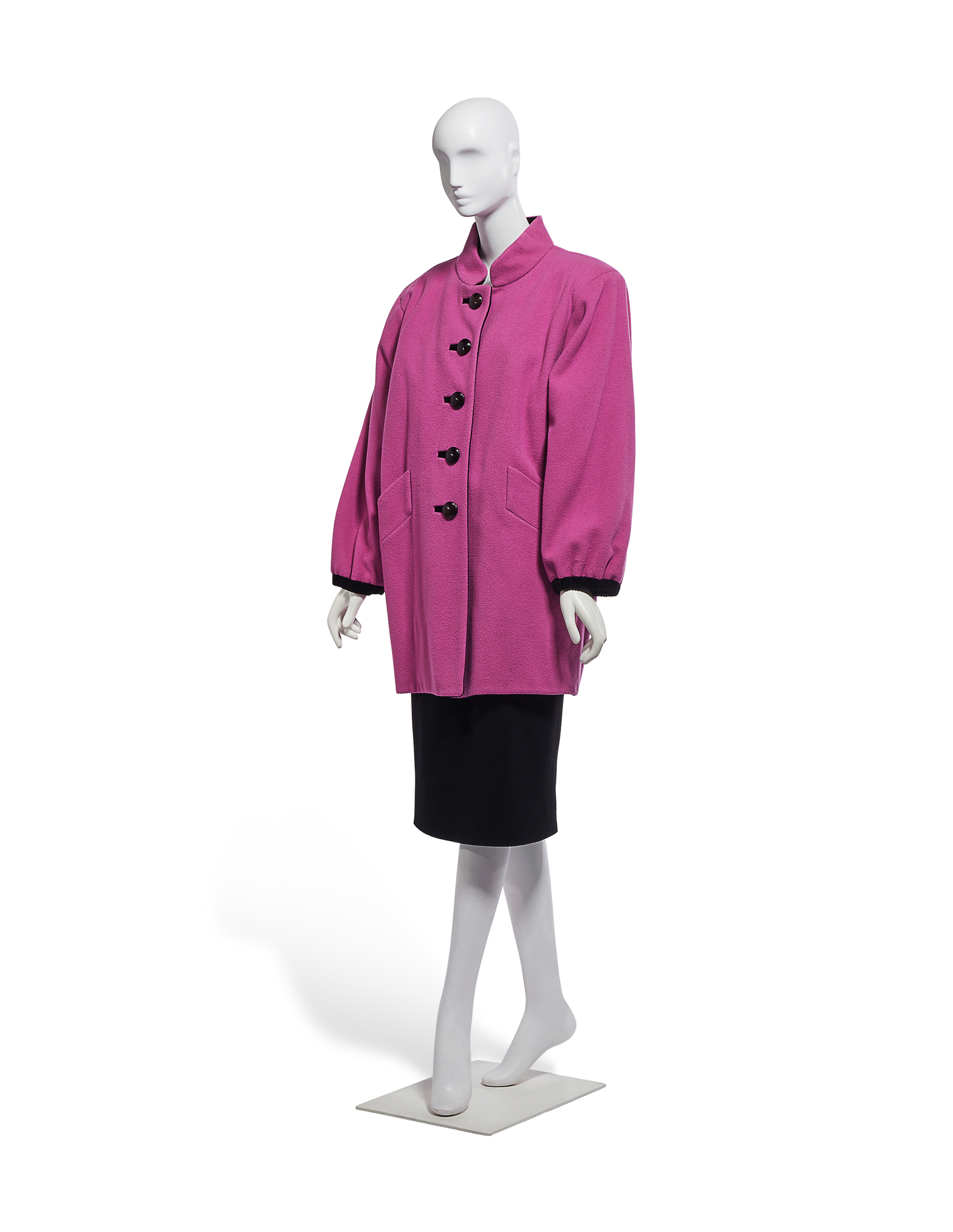 YVES SAINT LAURENT HAUTE COUTURE FALL WINTER 1987-1988, A PINK