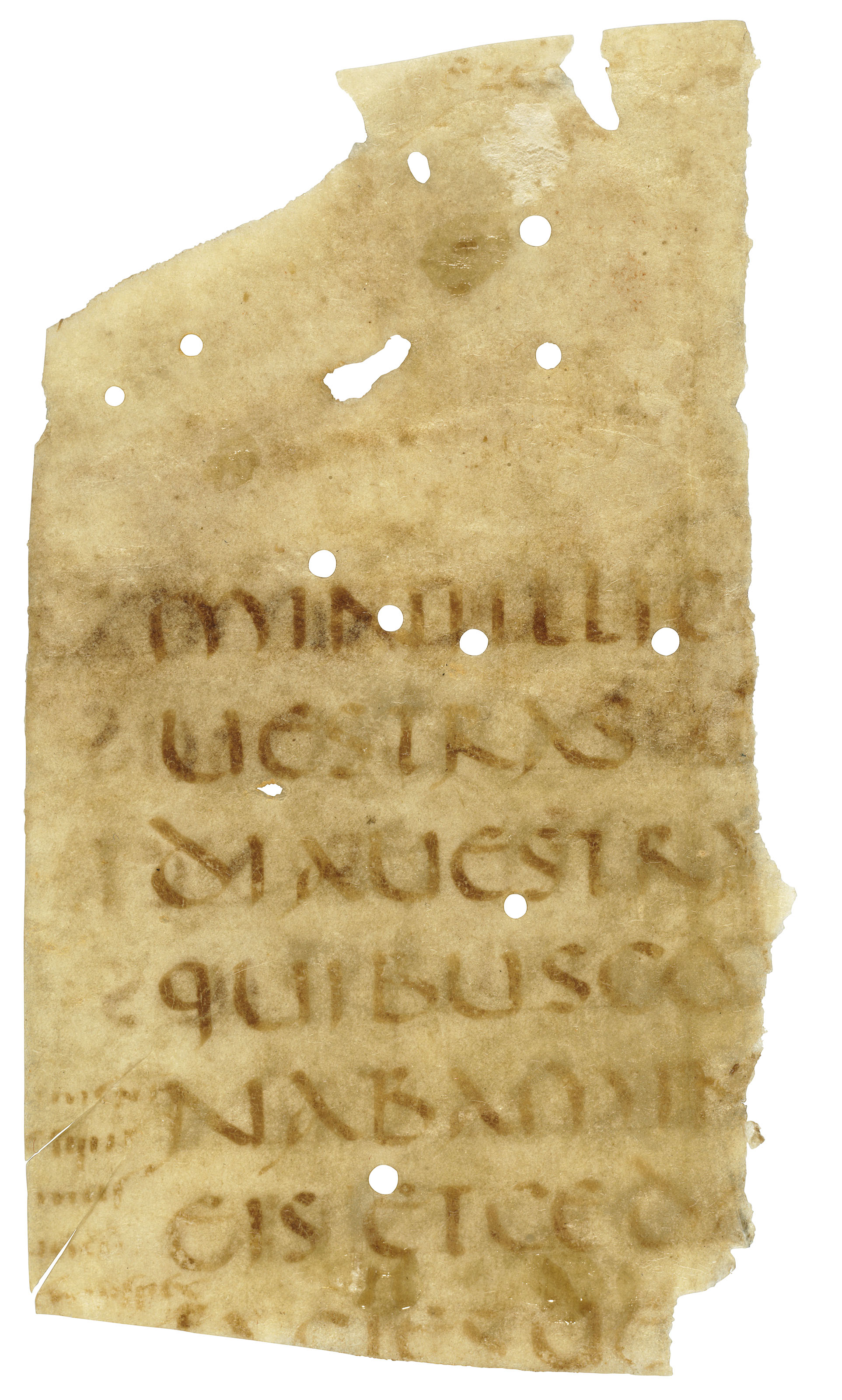 BIBLE, Ezechiel, in Latin, manuscript on vellum [northern Italy, 5th