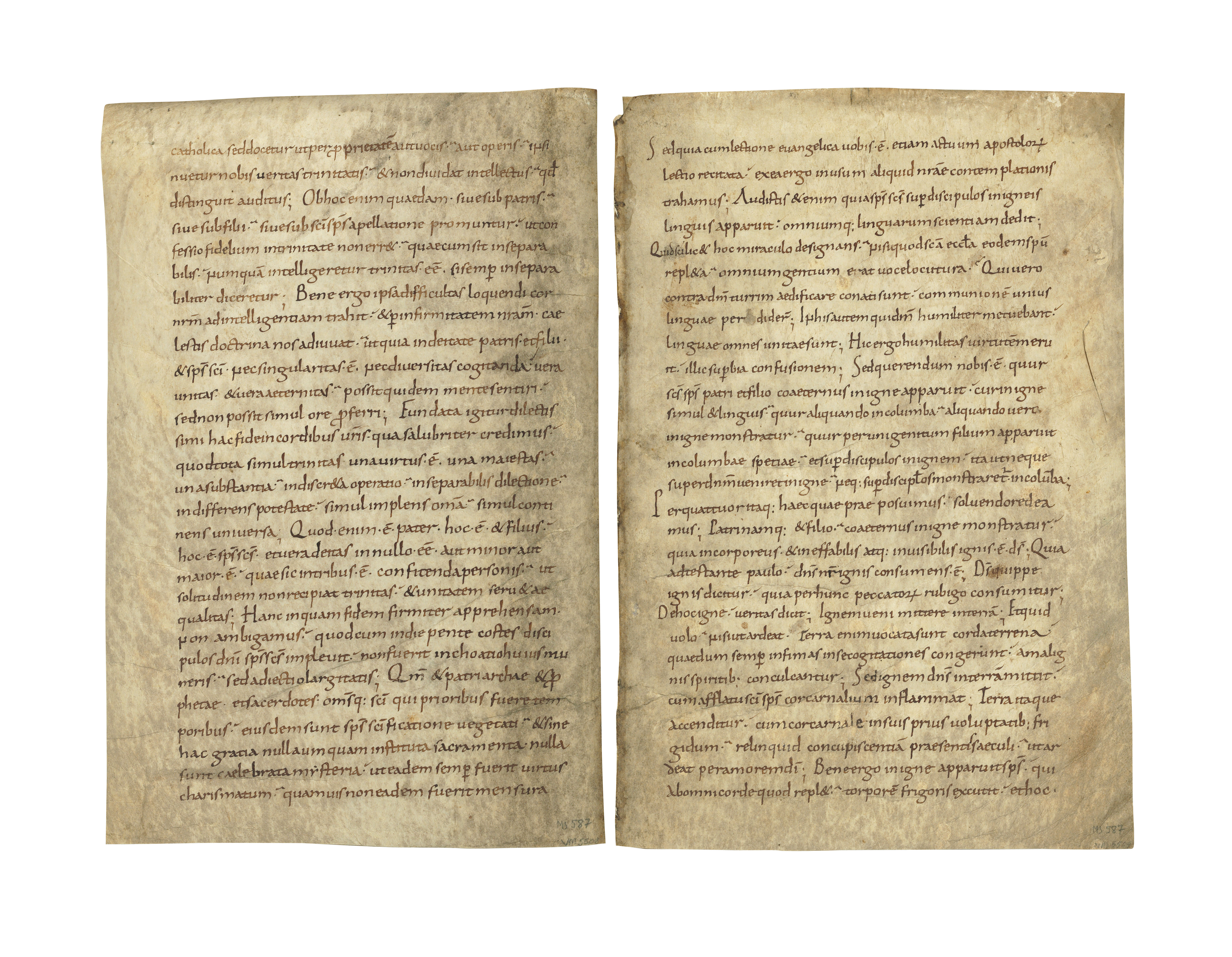 HOMILIARY, in Latin, manuscript on vellum [west Germany, 2nd quarter 9th century] Christie's
