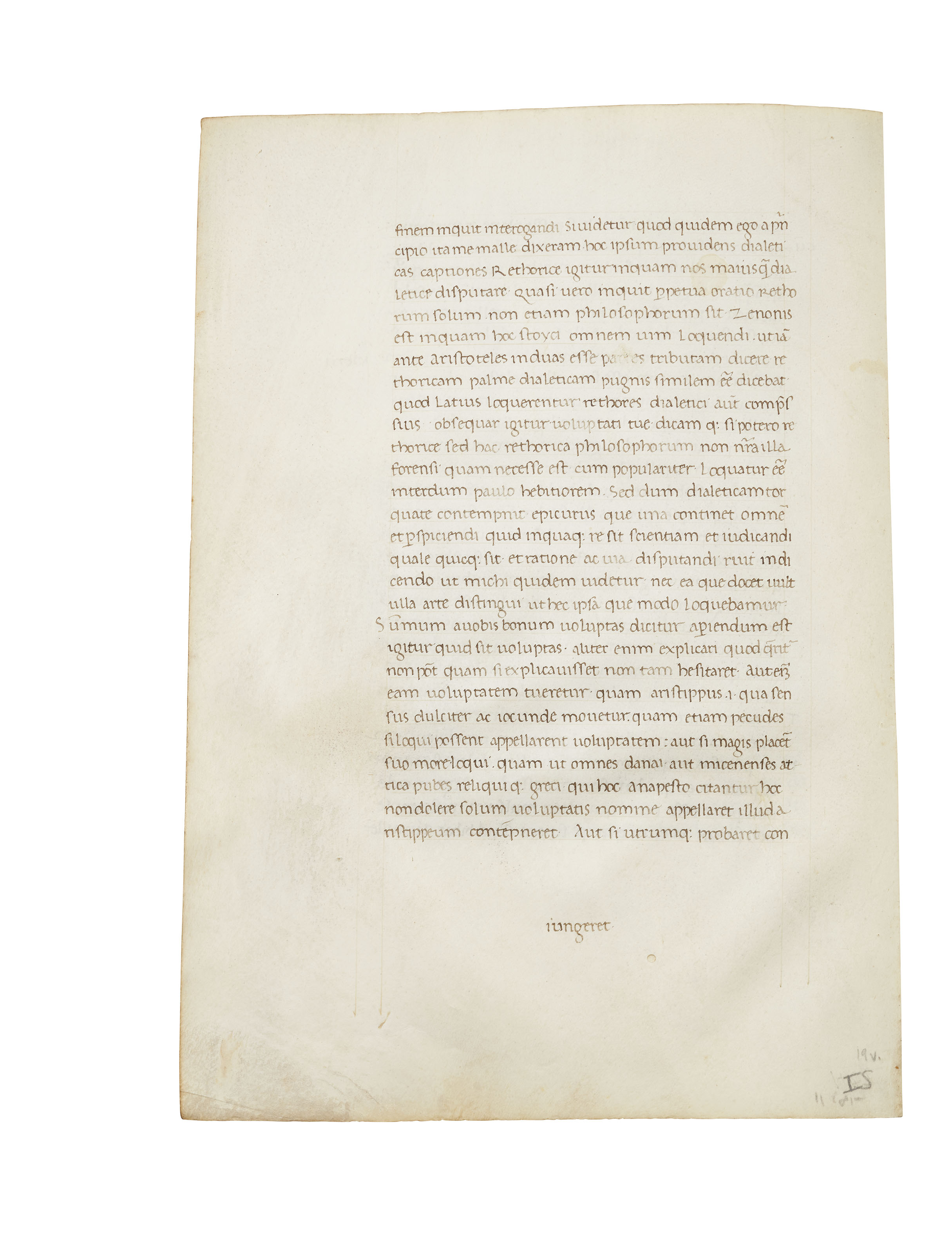 CICERO, De finibus bonorum et malorum,