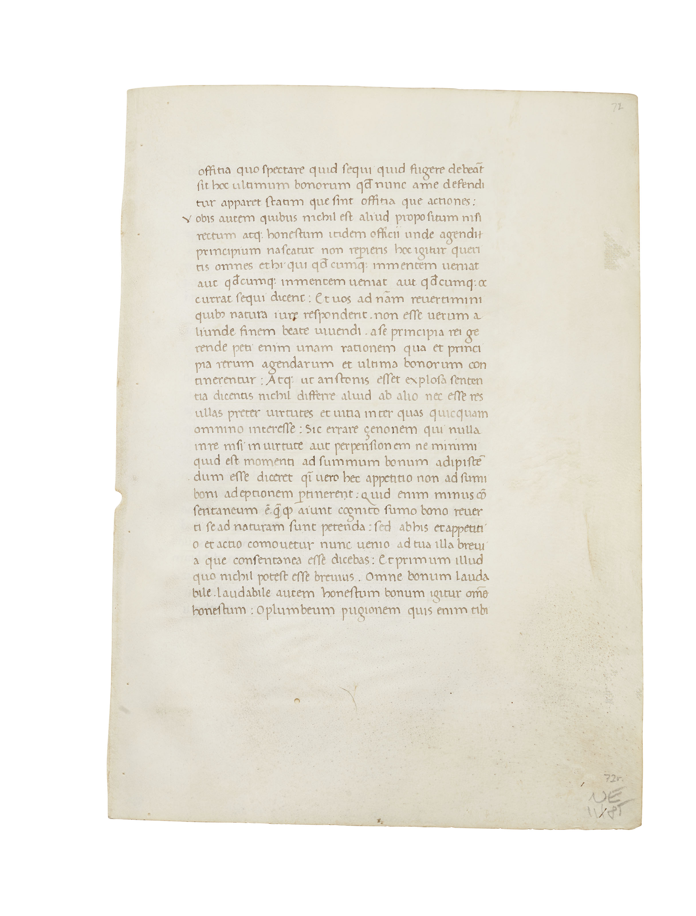CICERO, De finibus bonorum et malorum,