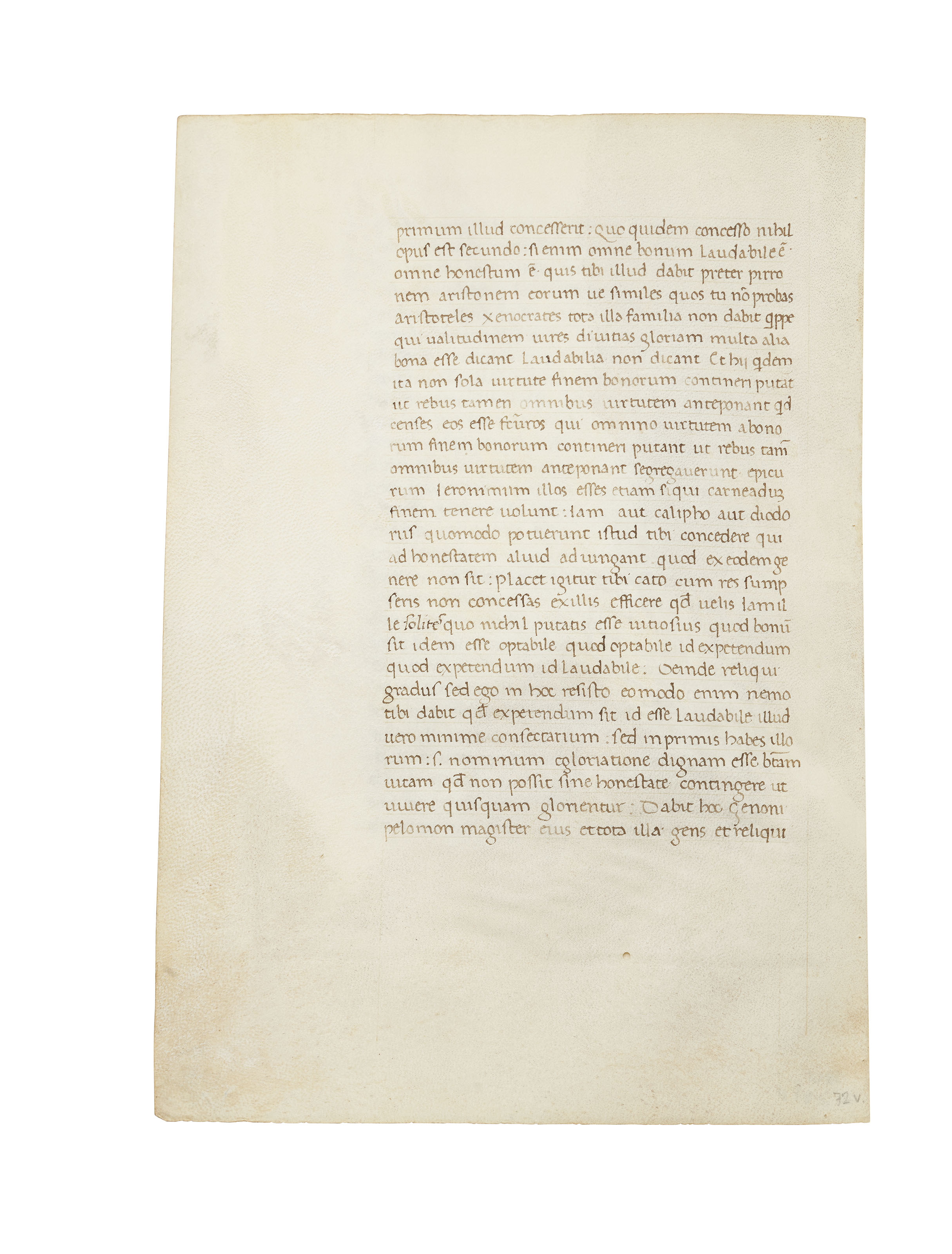 CICERO, De finibus bonorum et malorum,