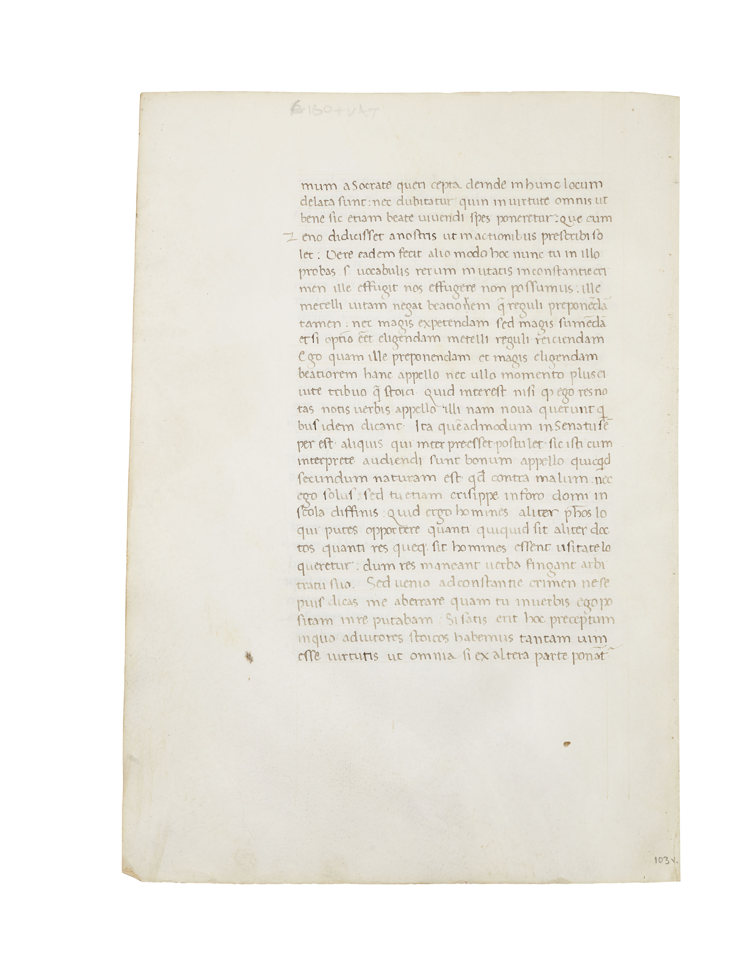 CICERO, De finibus bonorum et malorum,