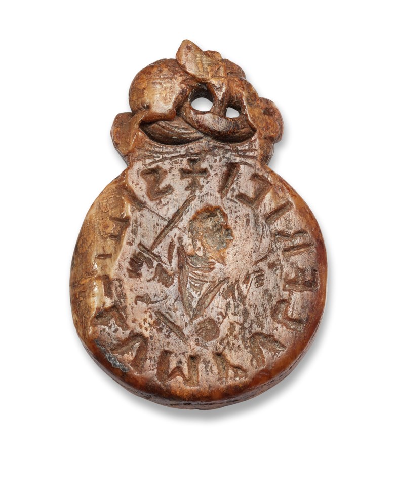 The seal of Wulfric, an Anglo-Saxon walrus ivory seal matrix [England, first half 11th century]. Estimate £70,000-100,000. Offered in The History of Western Script Important Antiquities and Manuscripts from the Schøyen Collection on 10 July 2019 at Christie’s in London
