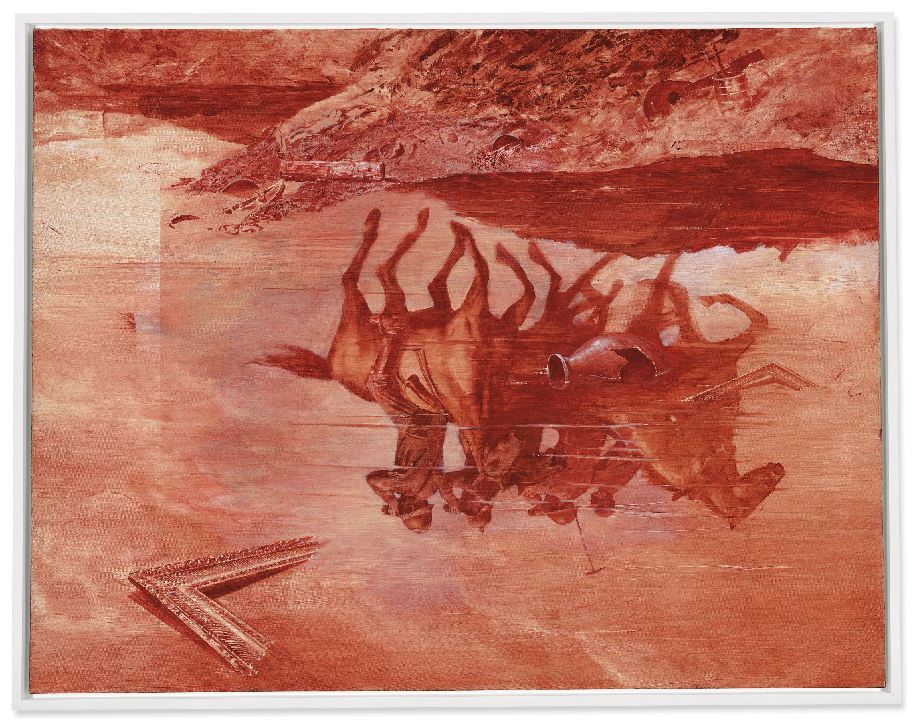 Mark Tansey B 1949 Study For Forward Retreat Paintings