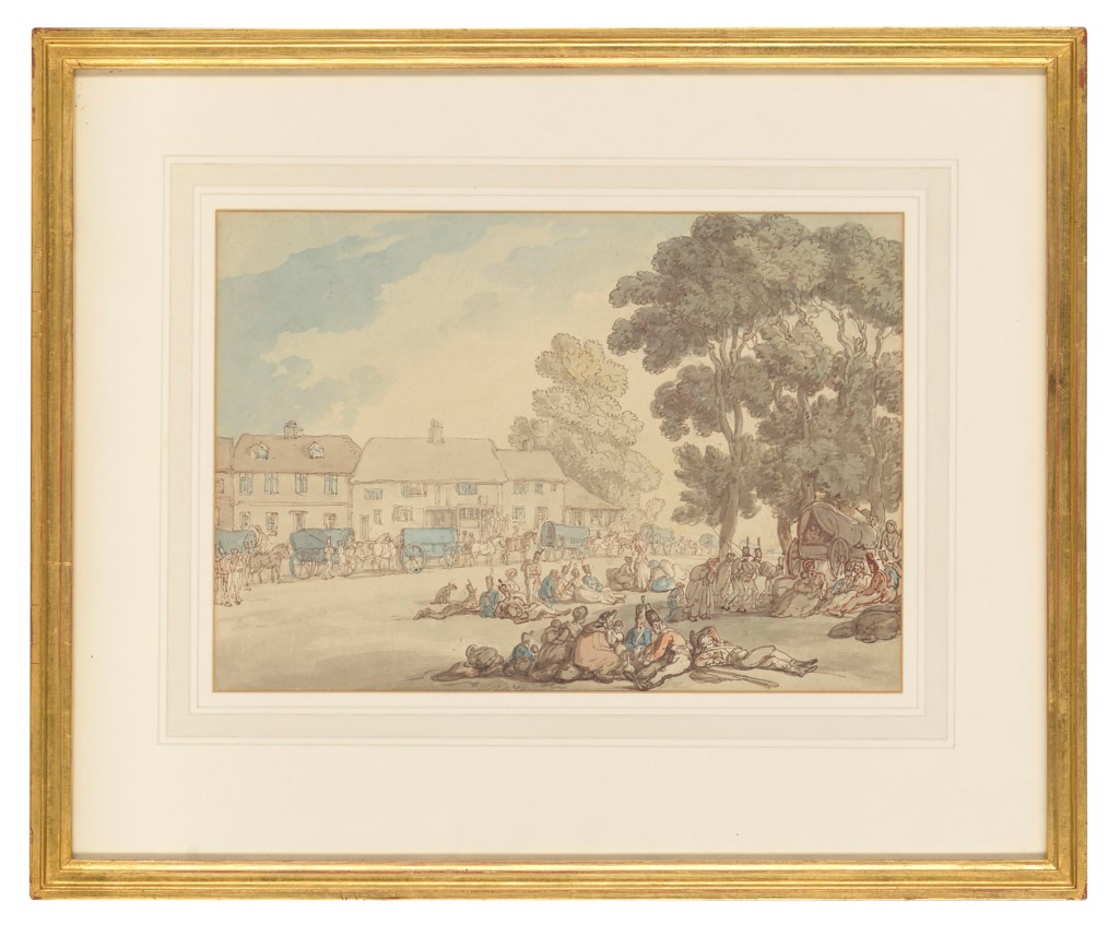 Thomas Rowlandson (London 17561827), The halt on the march Christie’s