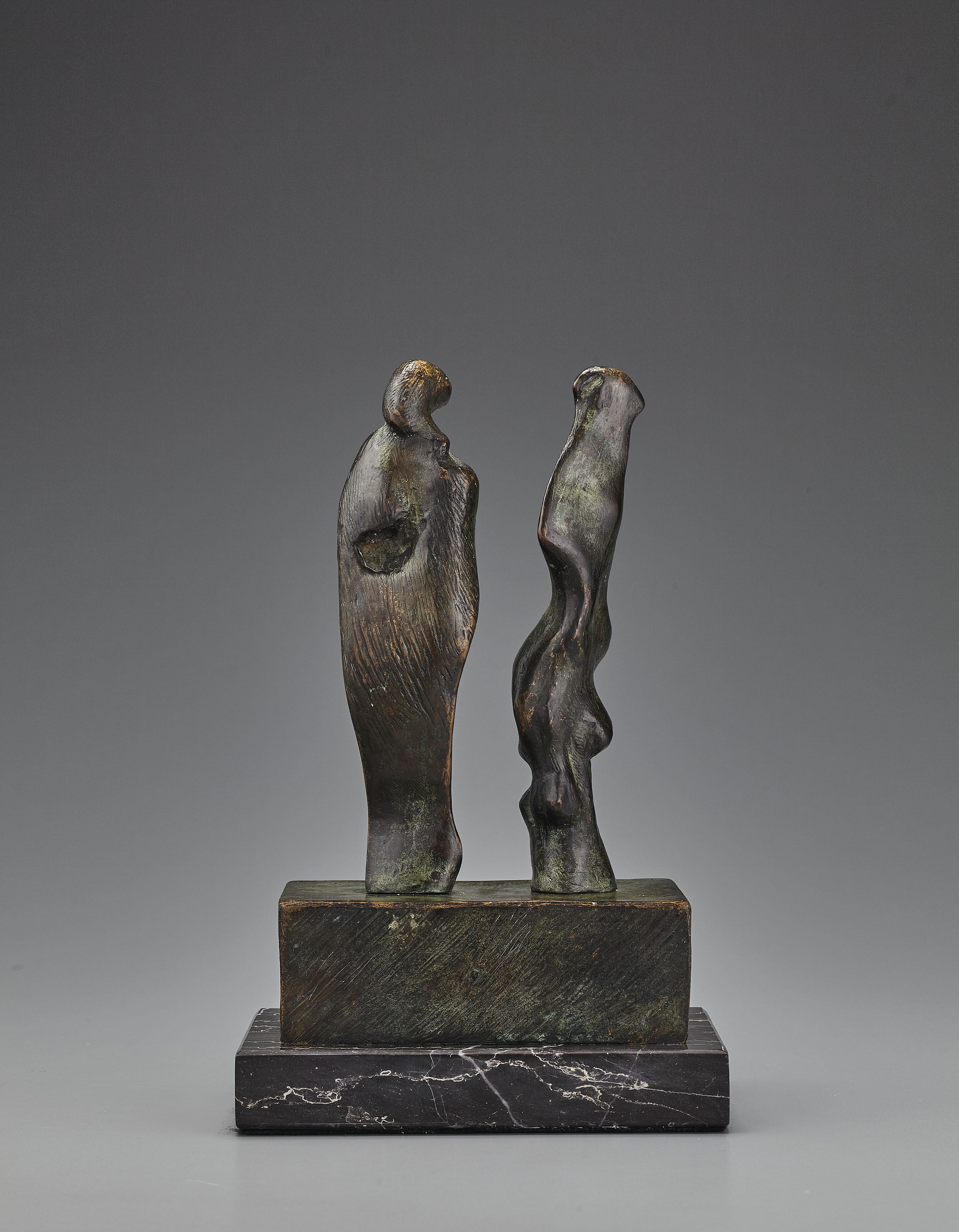 Two Standing Figures: Twisting