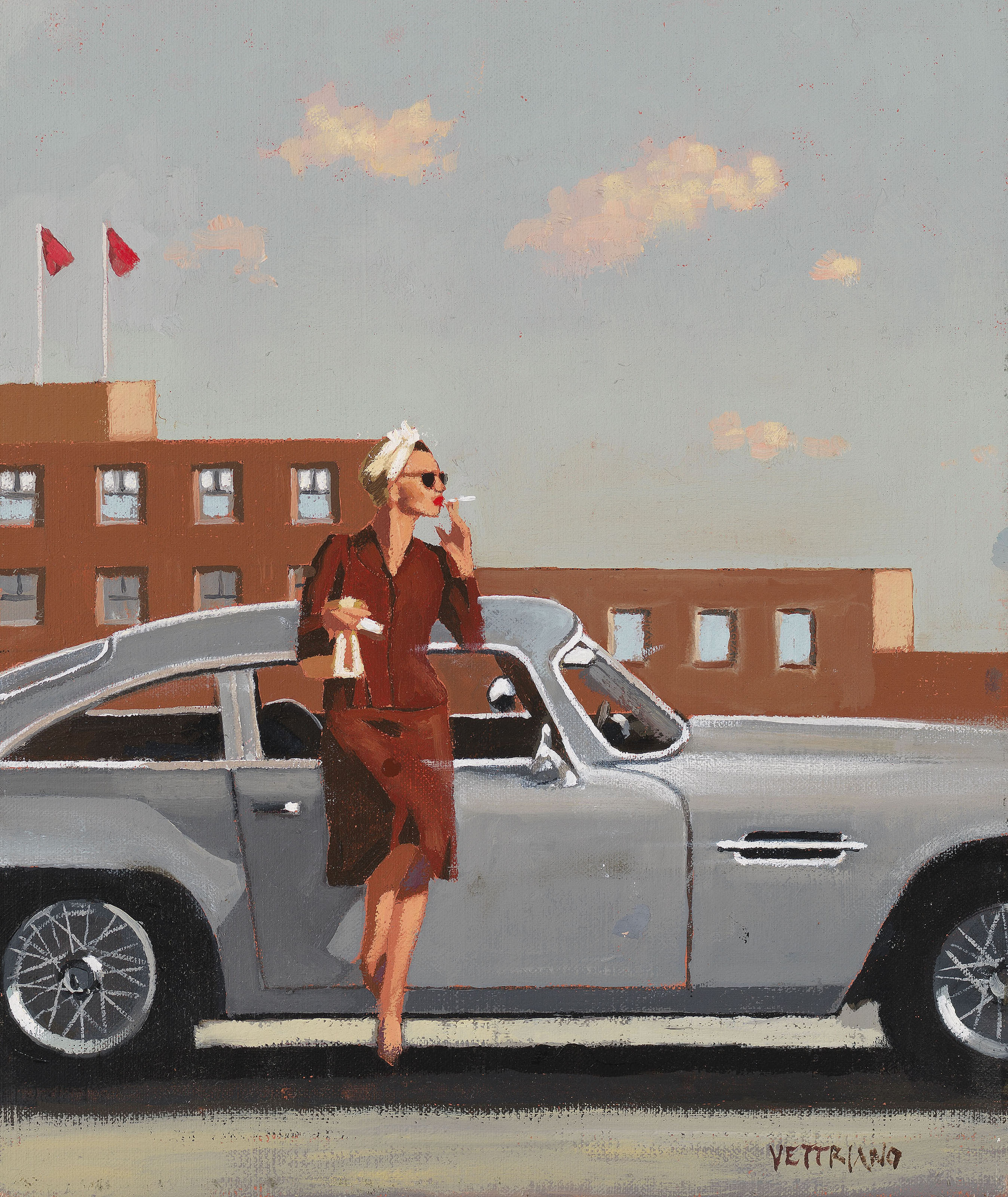 Jack Vettriano (b. 1951) , Study for 'Suddenly One Summer