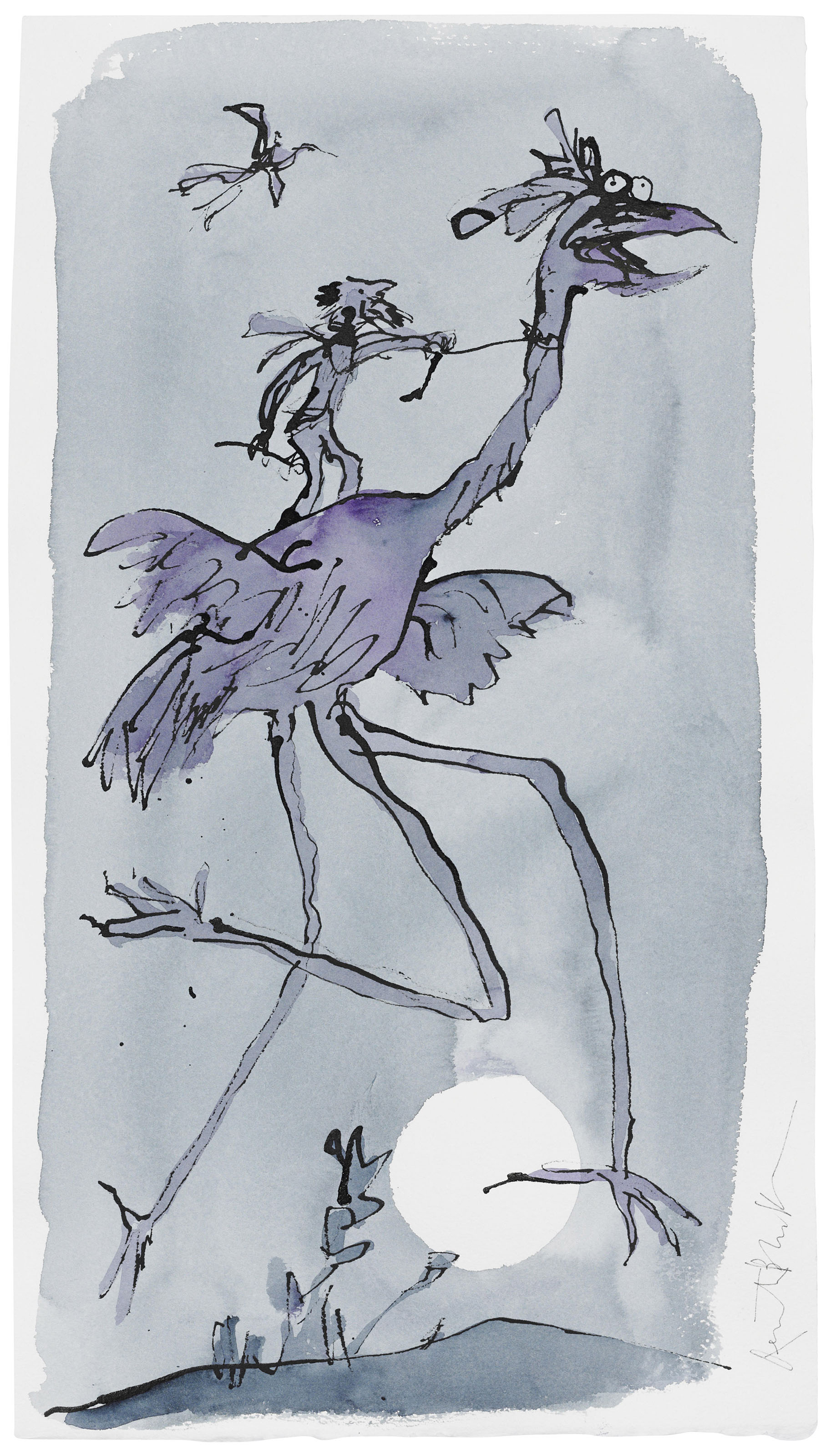 Quentin Blake (b.1932), Riders by Night #2 | Christie’s