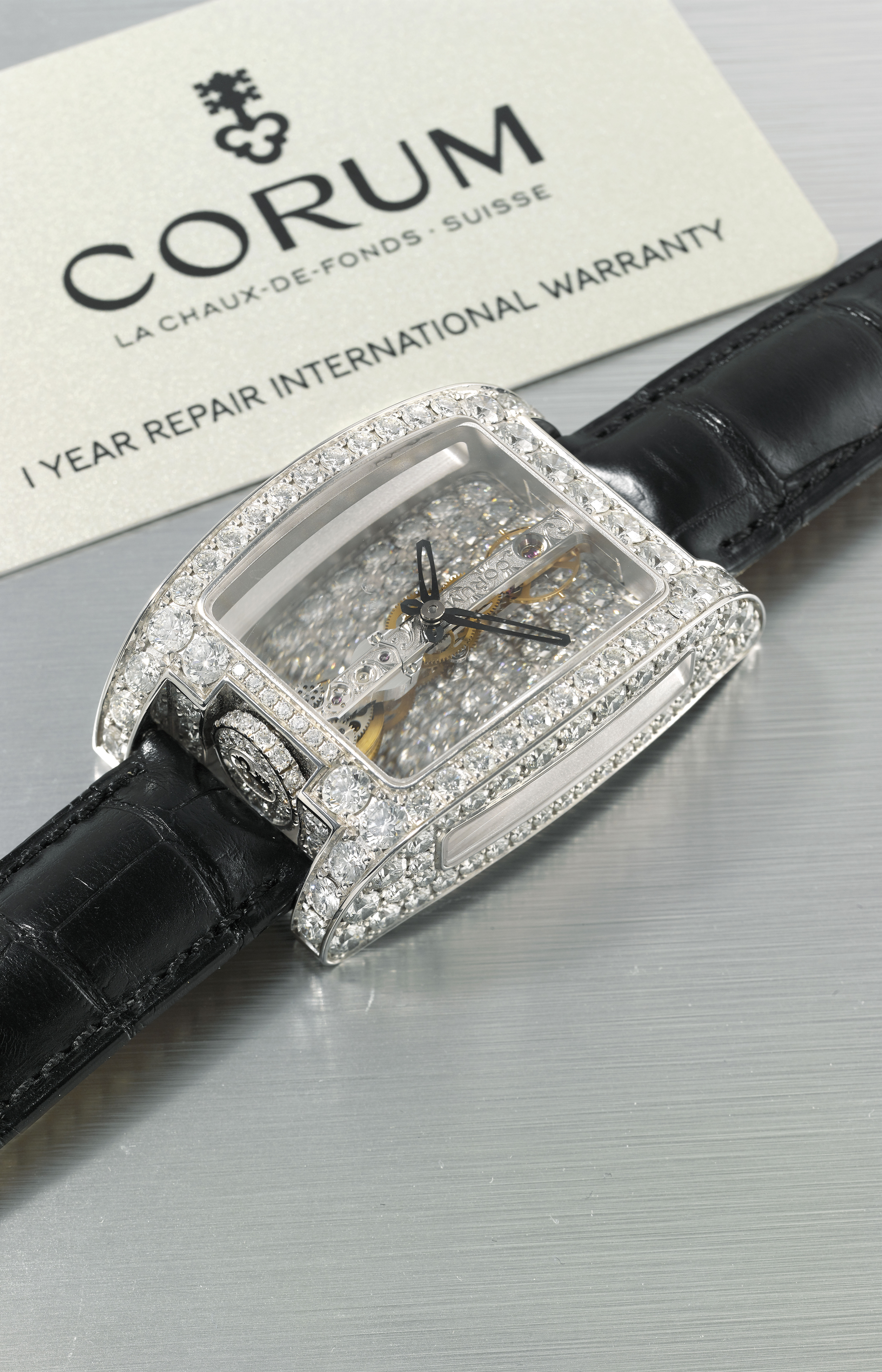Corum diamond sales watch price