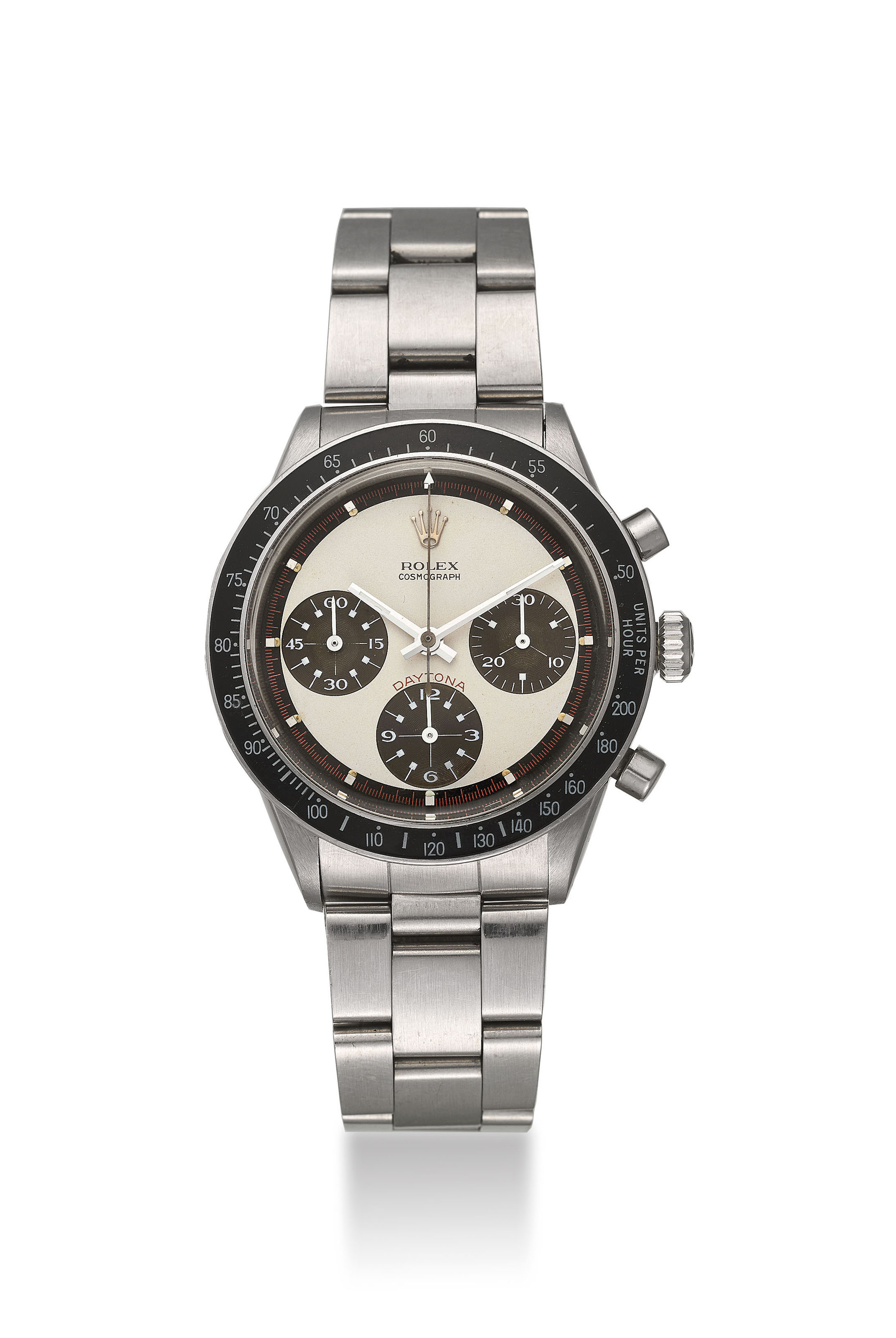 ROLEX. A VERY FINE RARE AND ATTRACTIVE STAINLESS STEEL