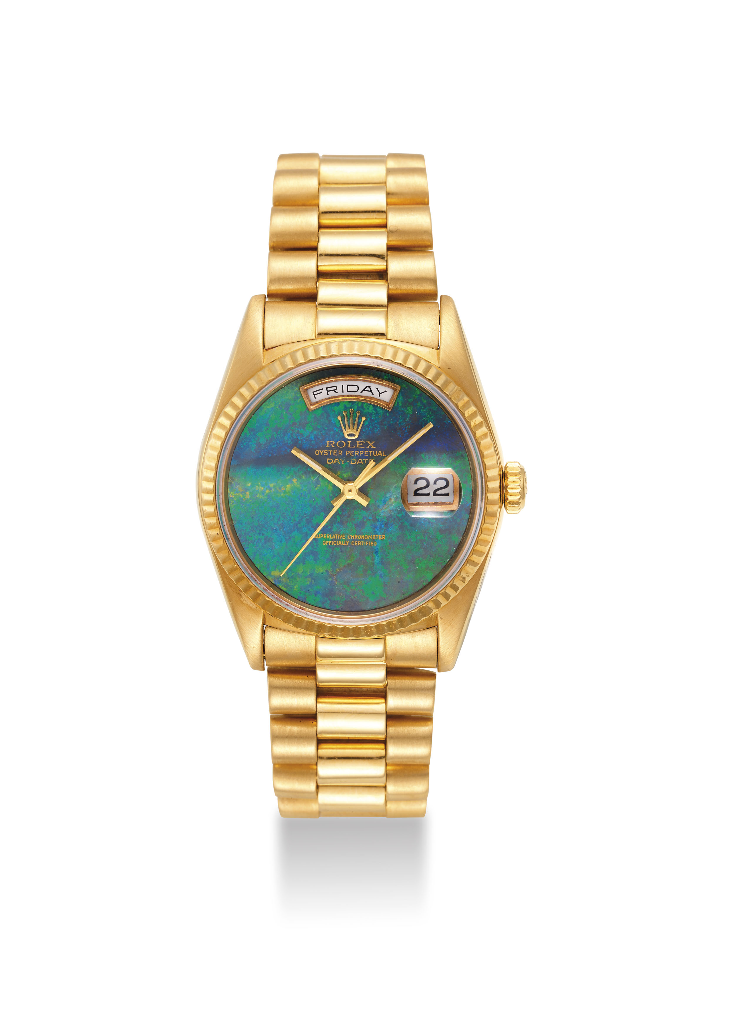 rolex day date opal dial