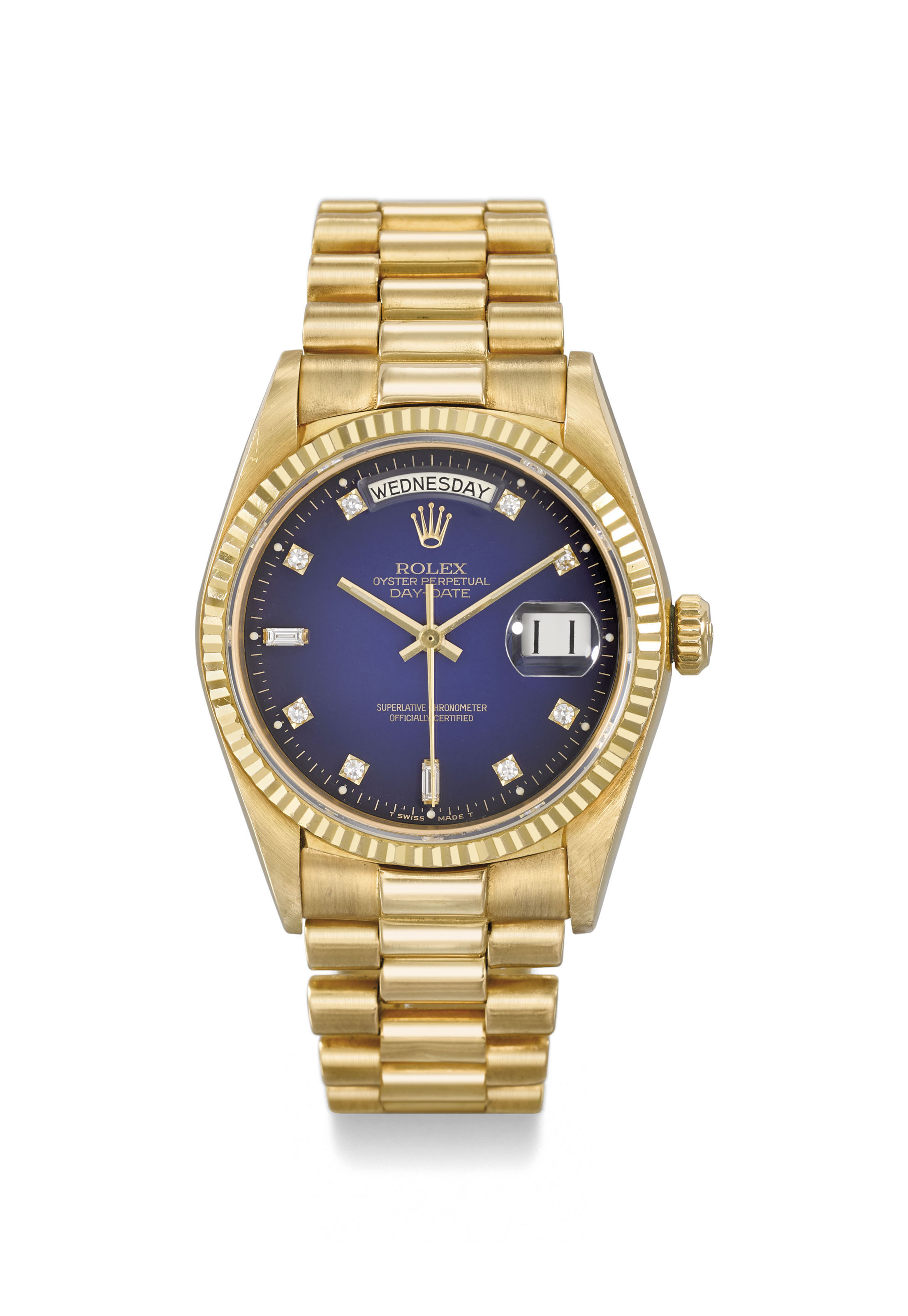 rolex oyster 18k gold