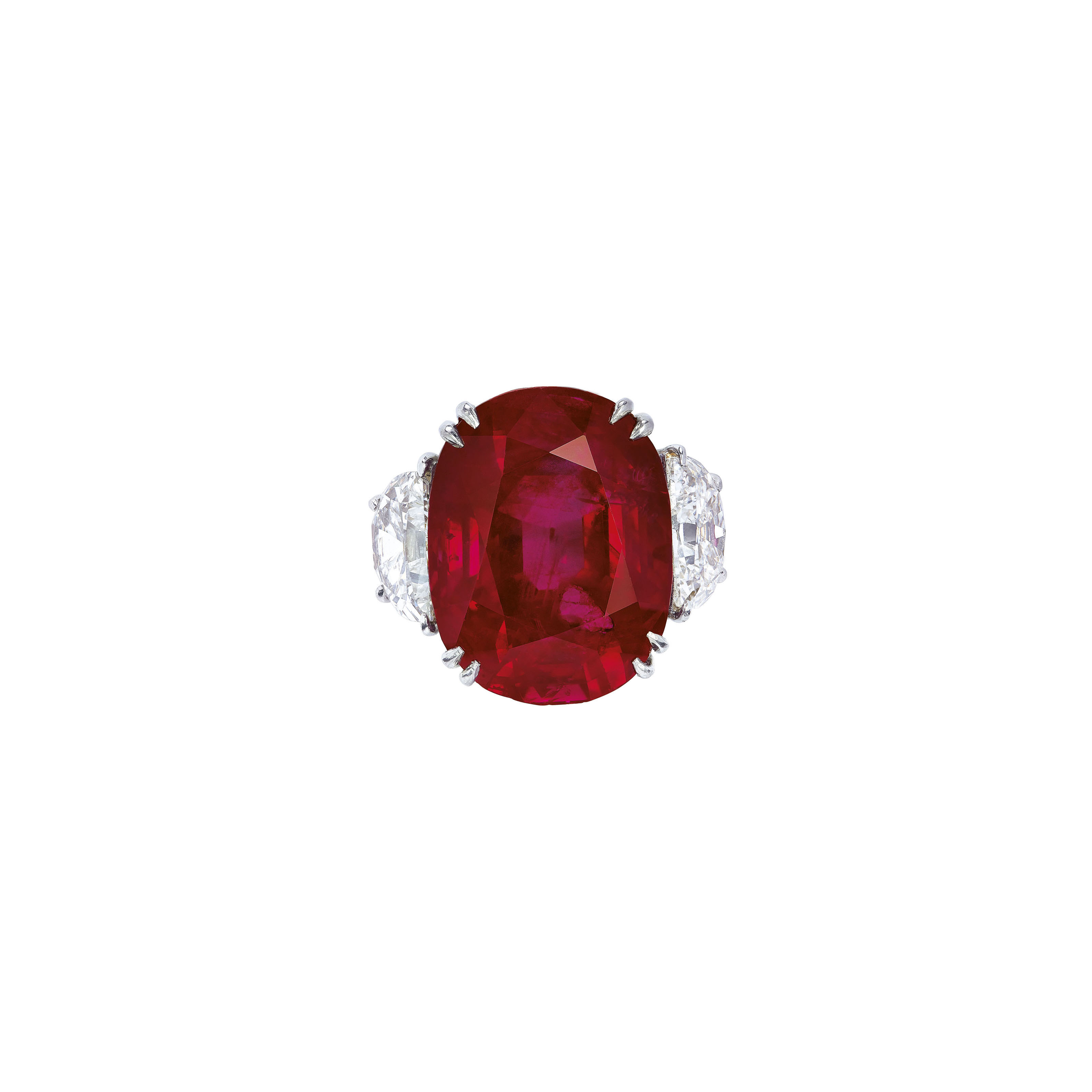 EXCEPTIONAL RUBY AND DIAMOND RING, HARRY WINSTON