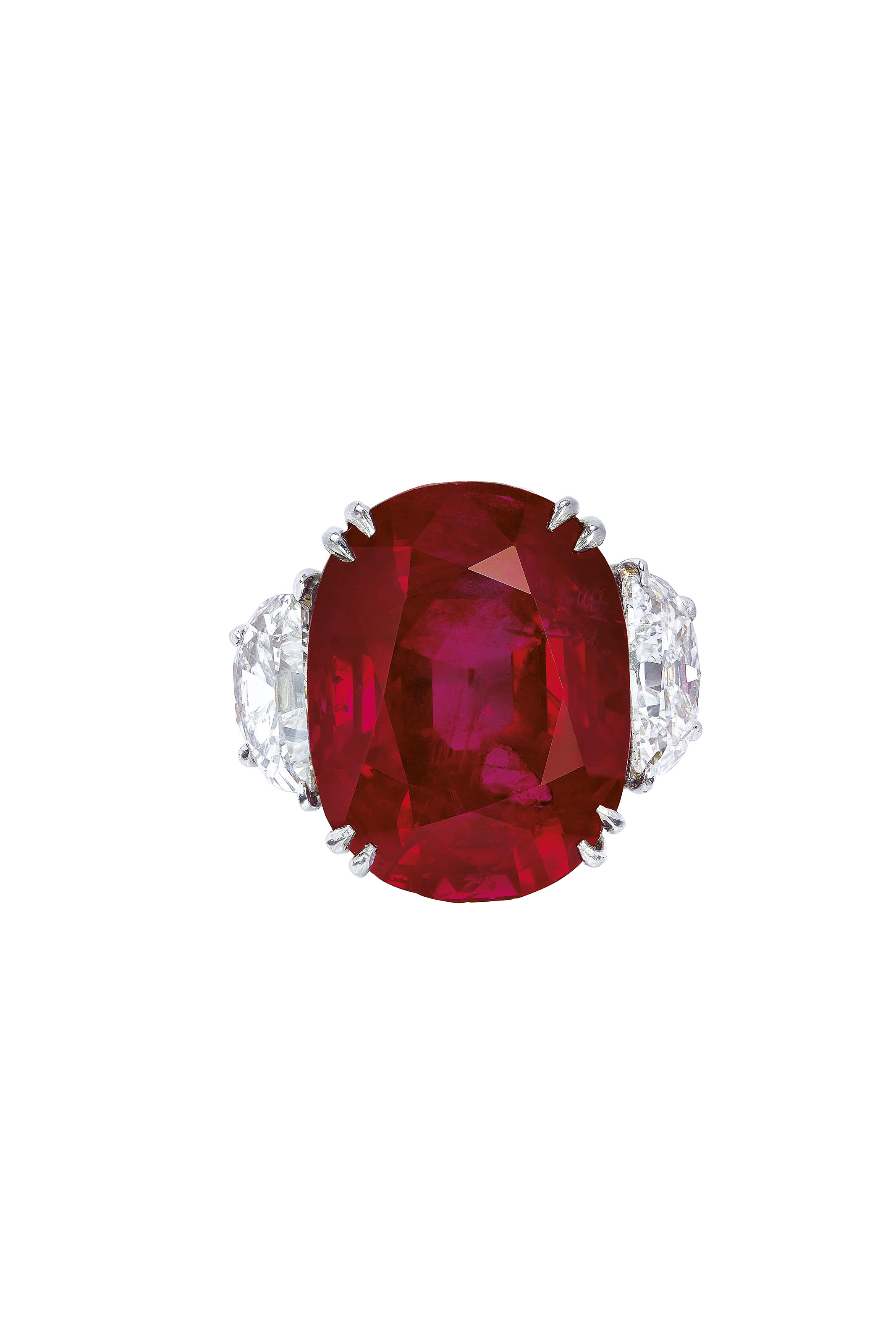 exceptional ruby and diamond ring harry winston