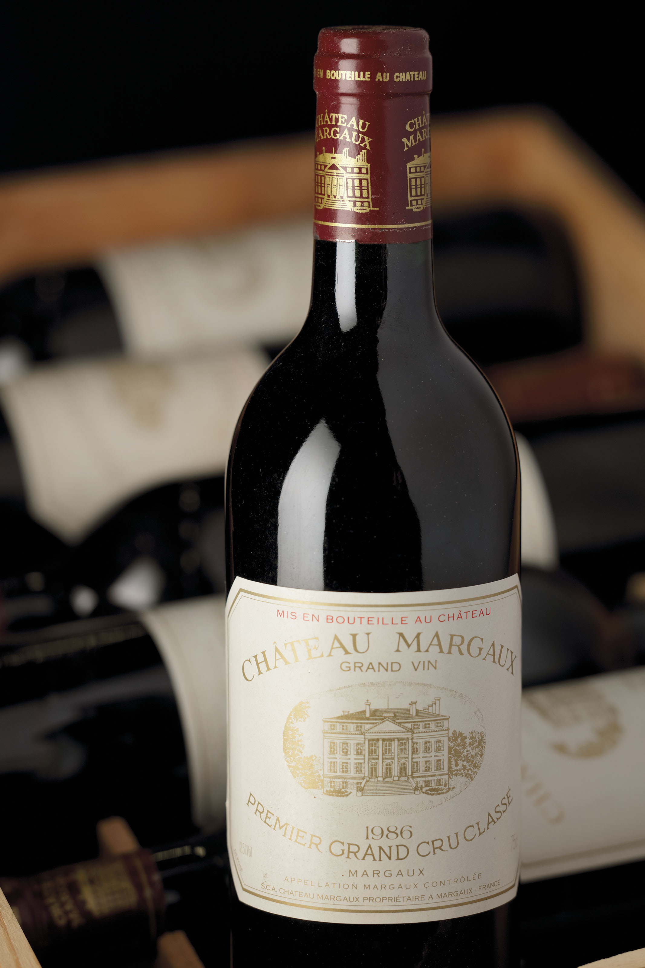 Château Margaux 1986 , 12 bottles per lot Christie's