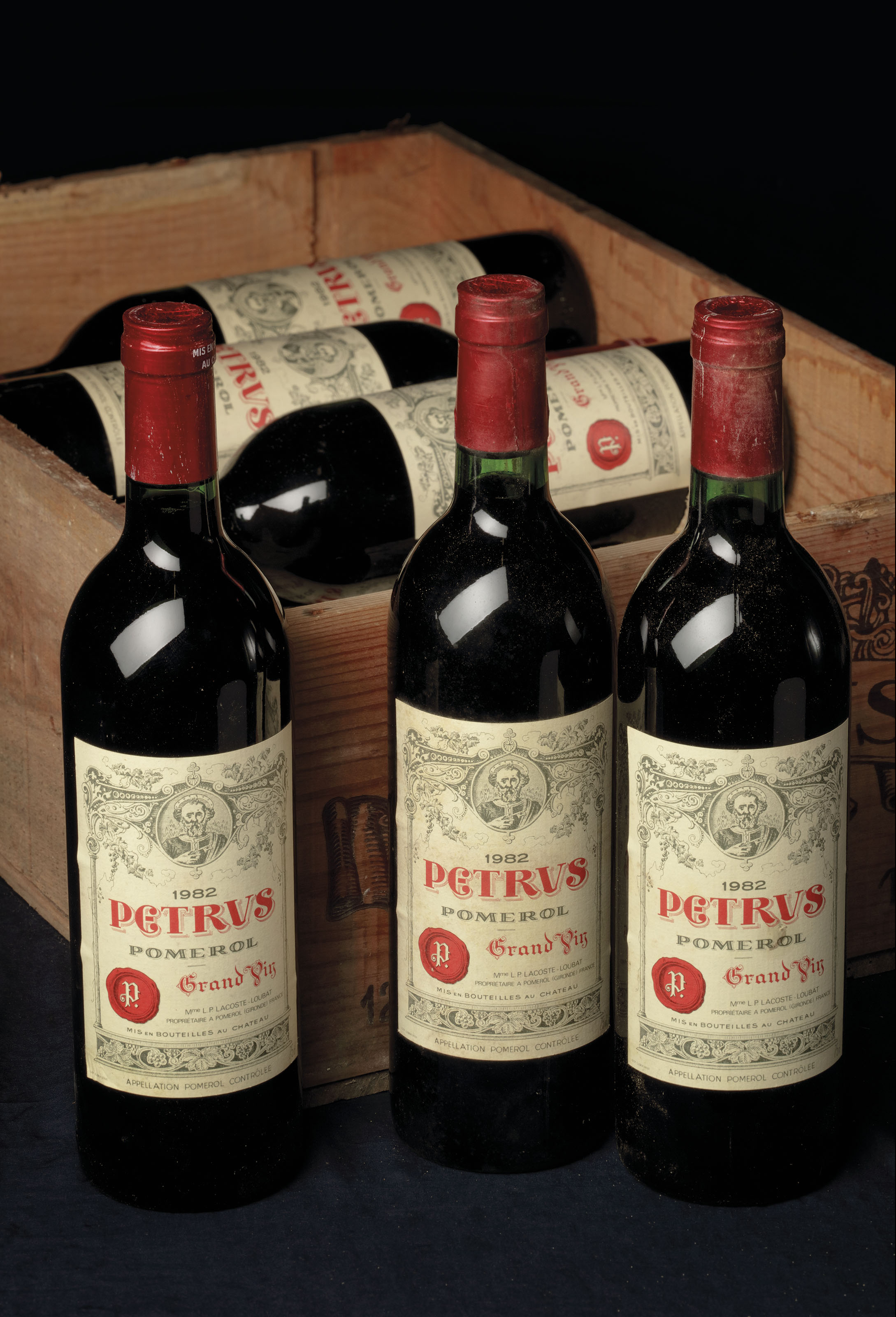 Petrus 1982 , 12 bottles per lot | Christie's