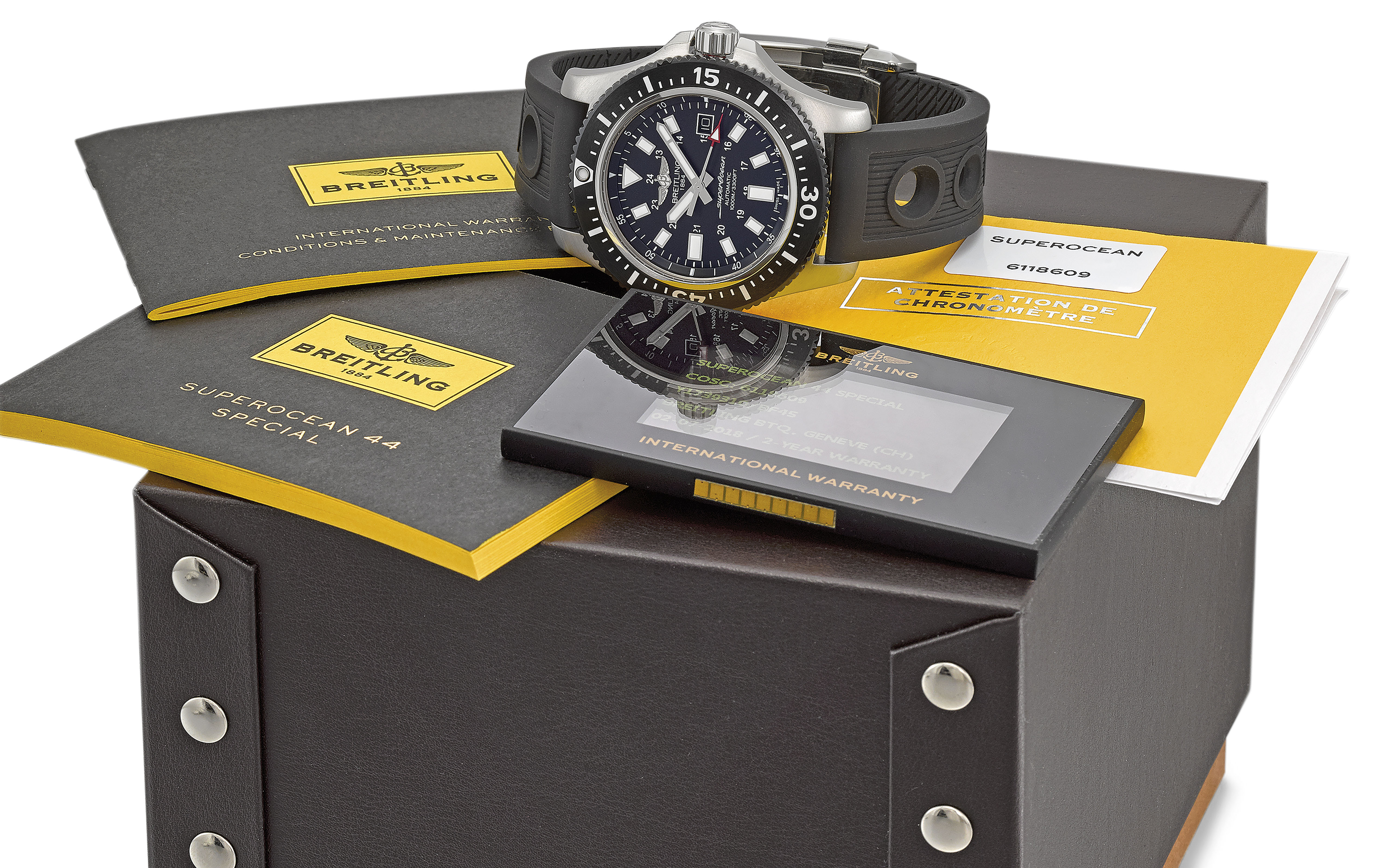 breitling electronic warranty card
