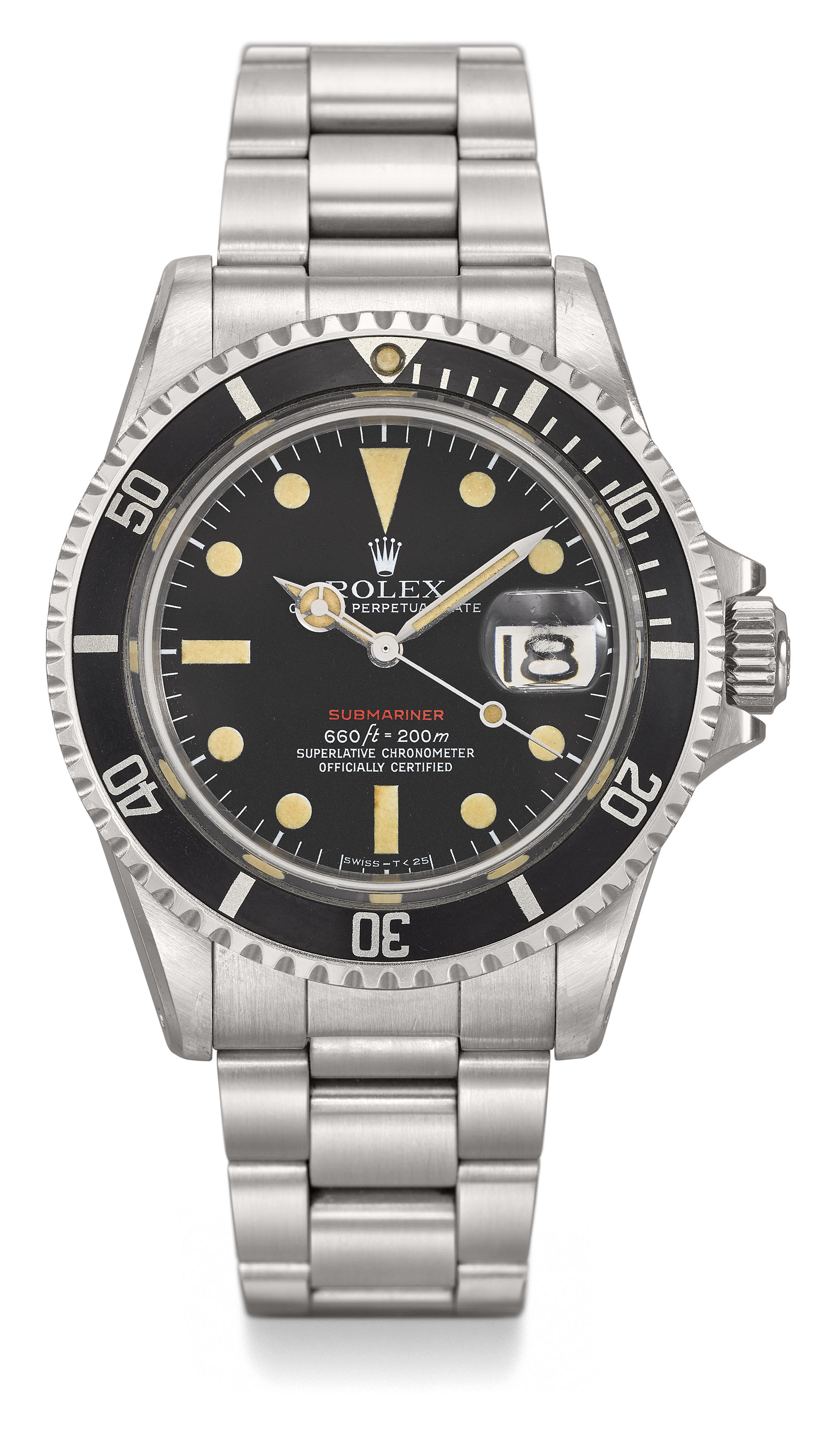 Rolex oyster perpetual date submariner 660ft 200m best sale