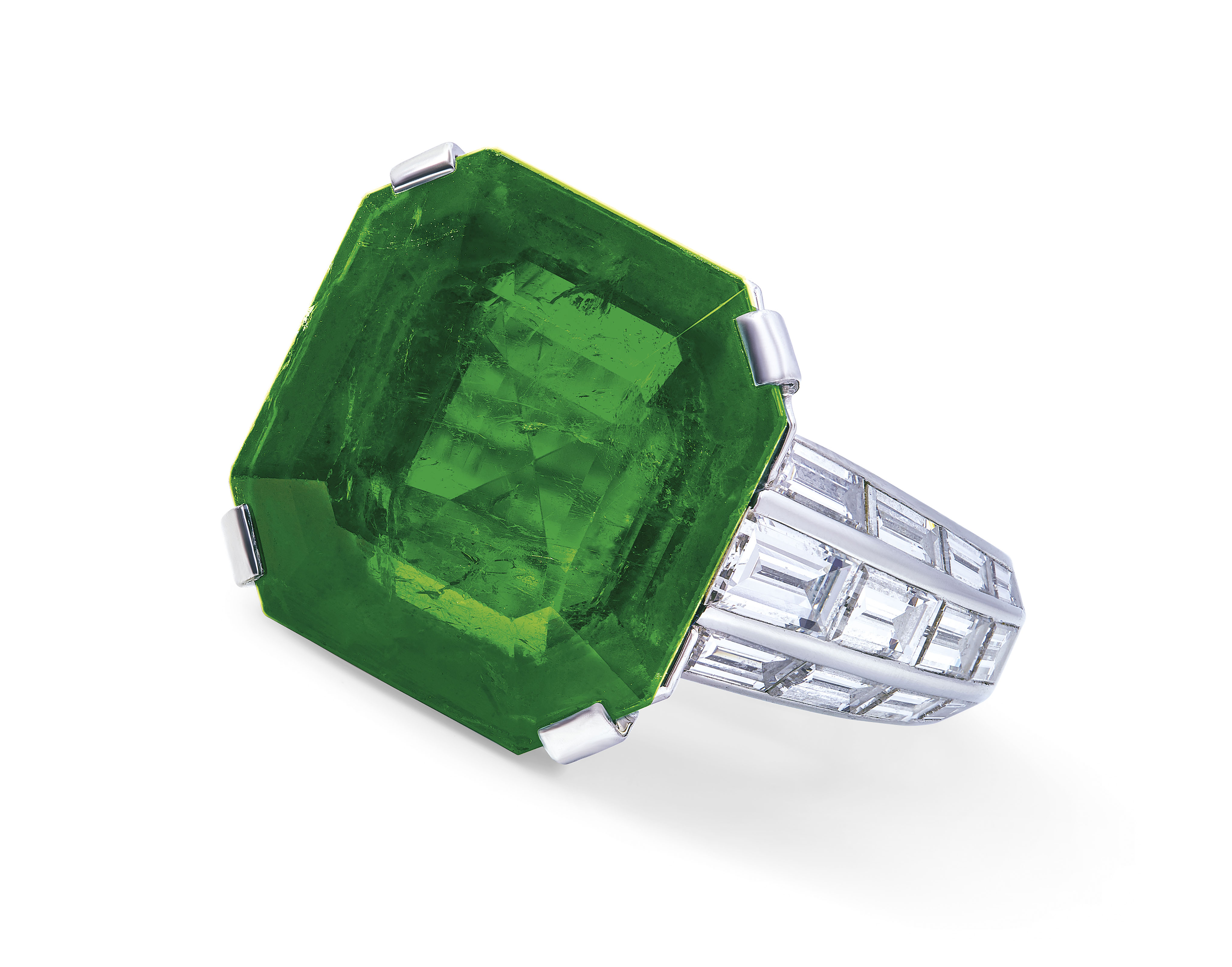 EMERALD AND DIAMOND RING, CARTIER | Christie's