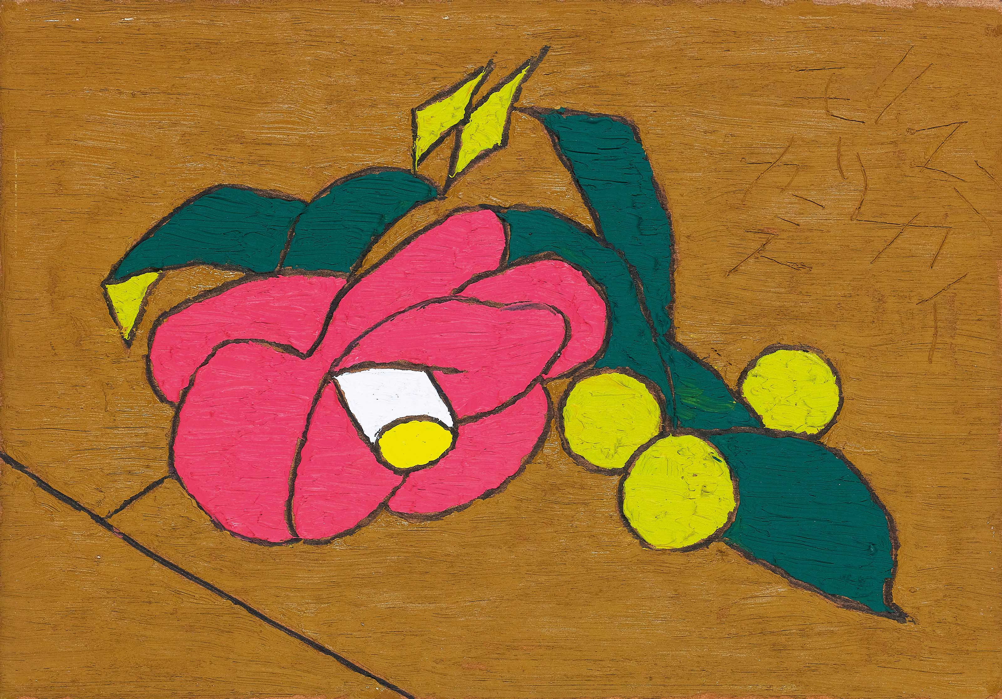 熊谷守一(日本，1880-1977), 椿| Christie