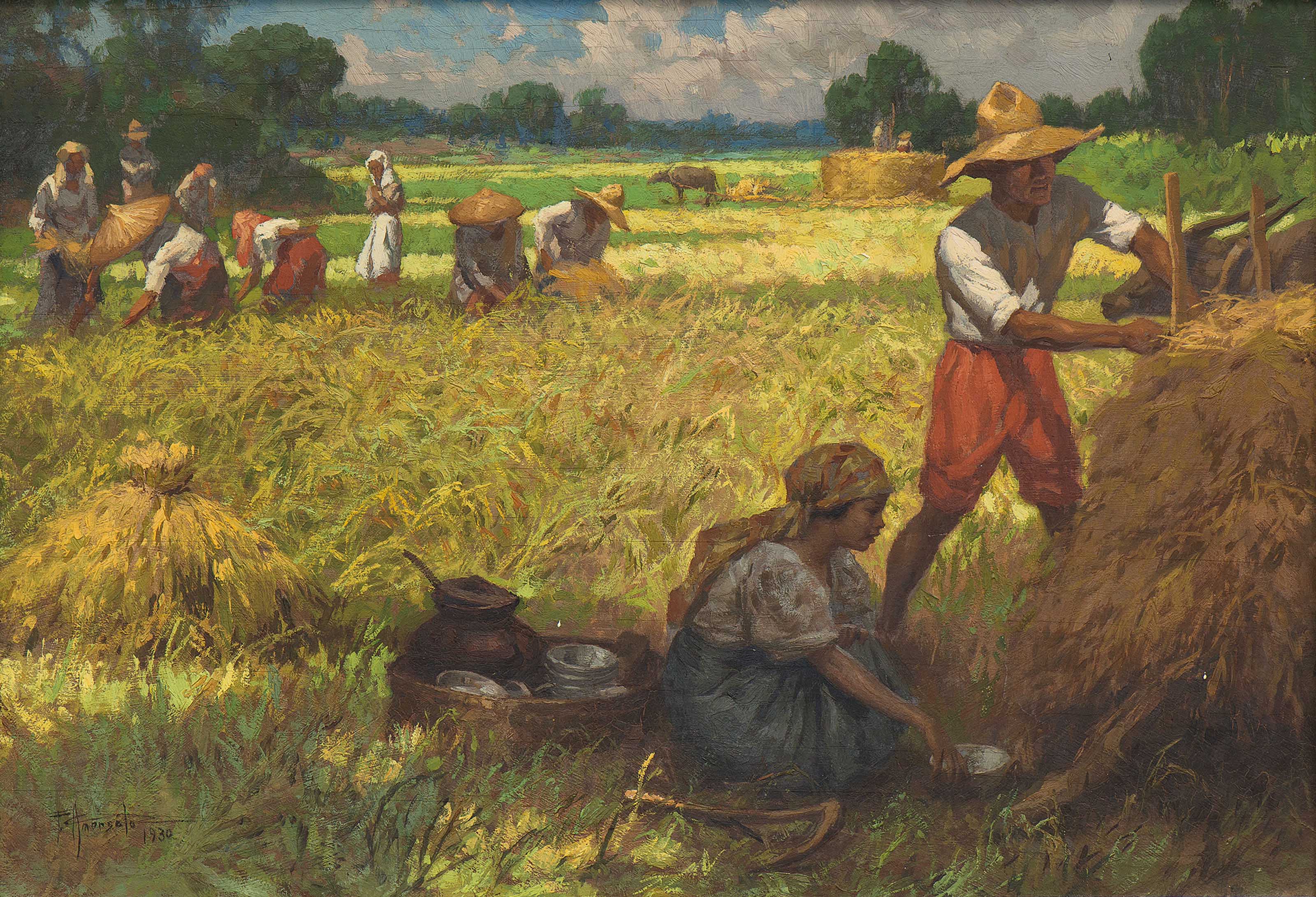 Fernando Cueto Amorsolo (18921972) , Harvest Christie's