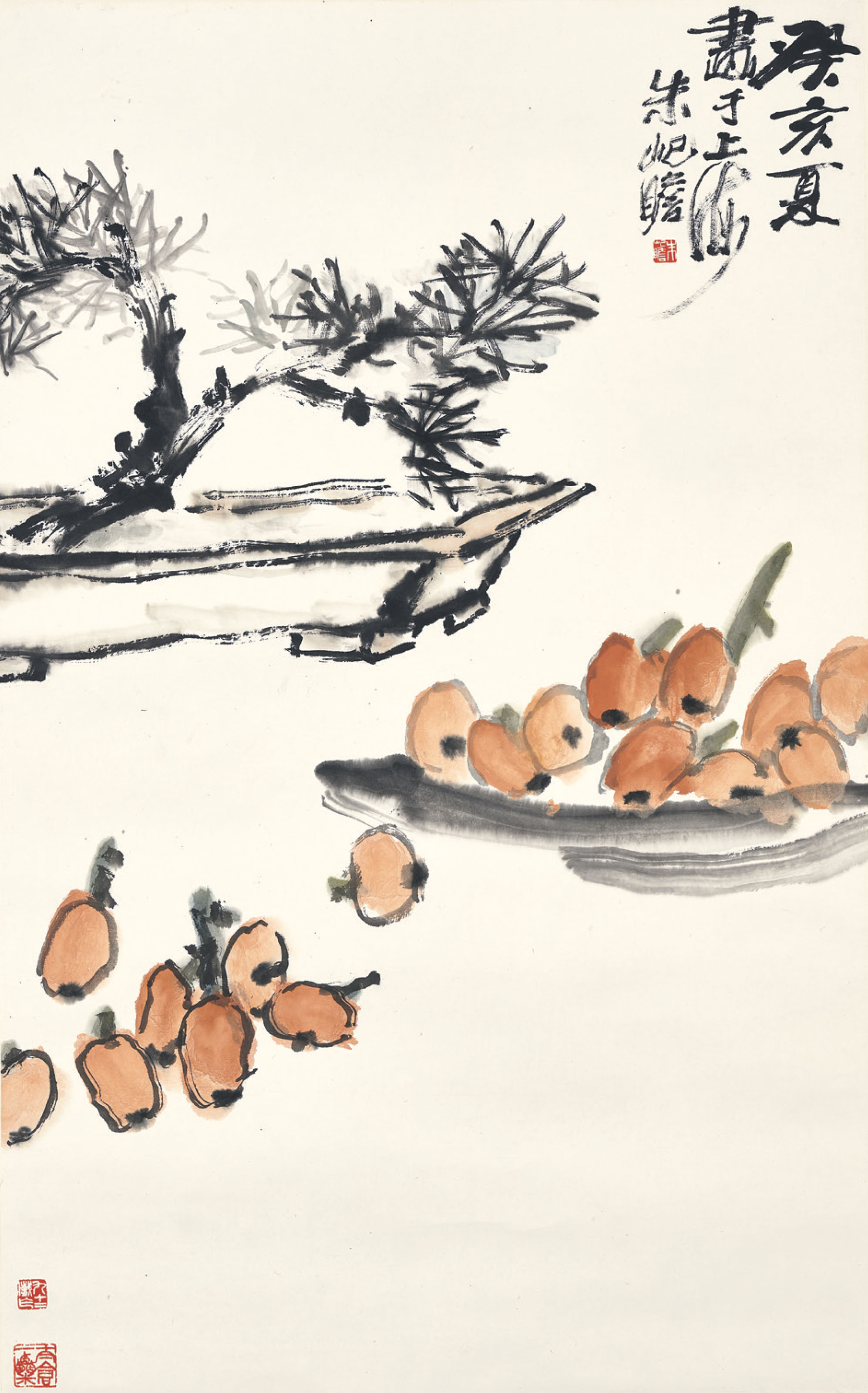 黃胄三驢| Huang Zhou, Three Donkeys | Fine Chinese Paintings