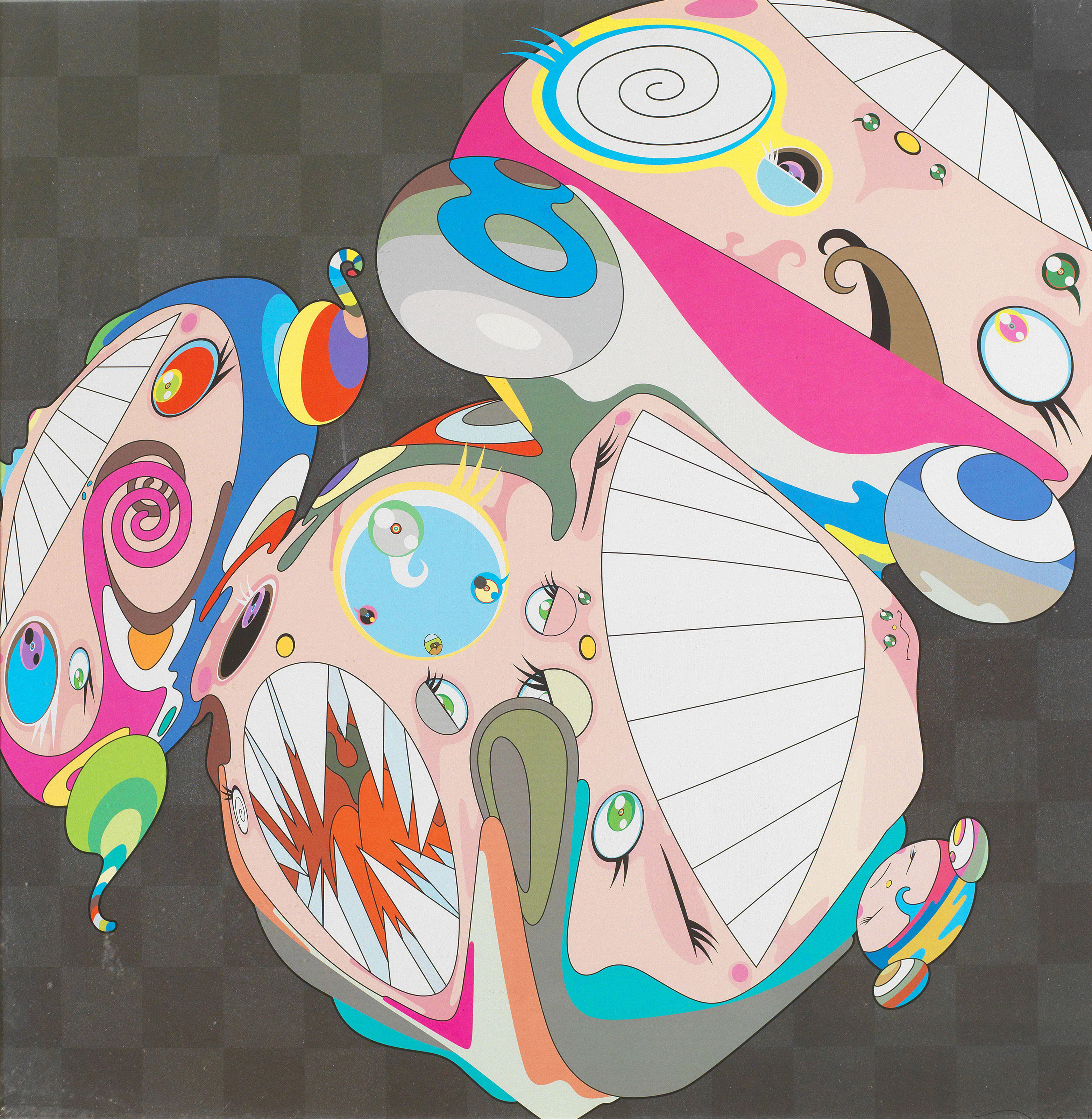 TAKASHI MURAKAMI (JAPAN, B. 1962), Melting DOB D; & Melting DOB E