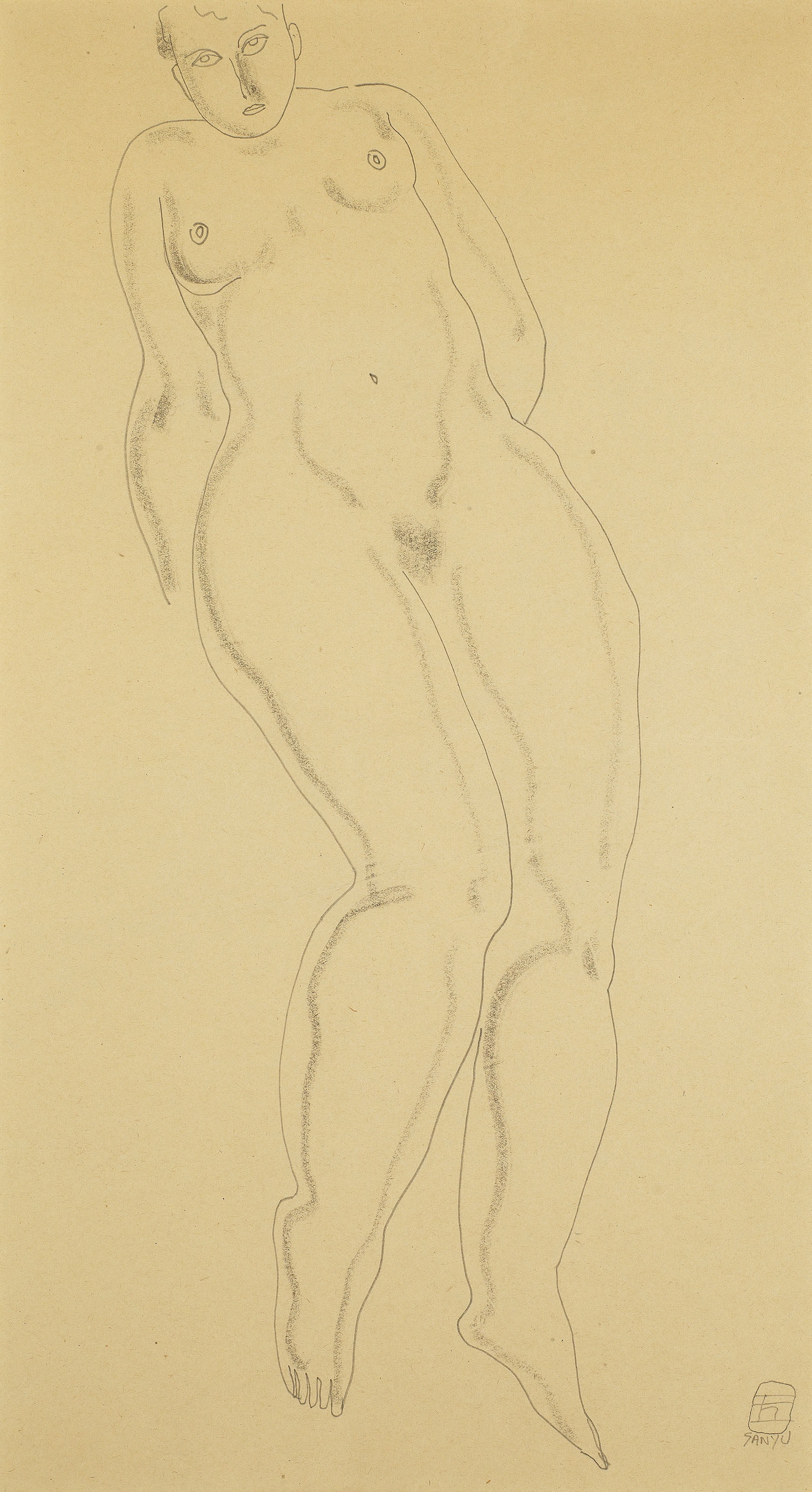 Standing Nude