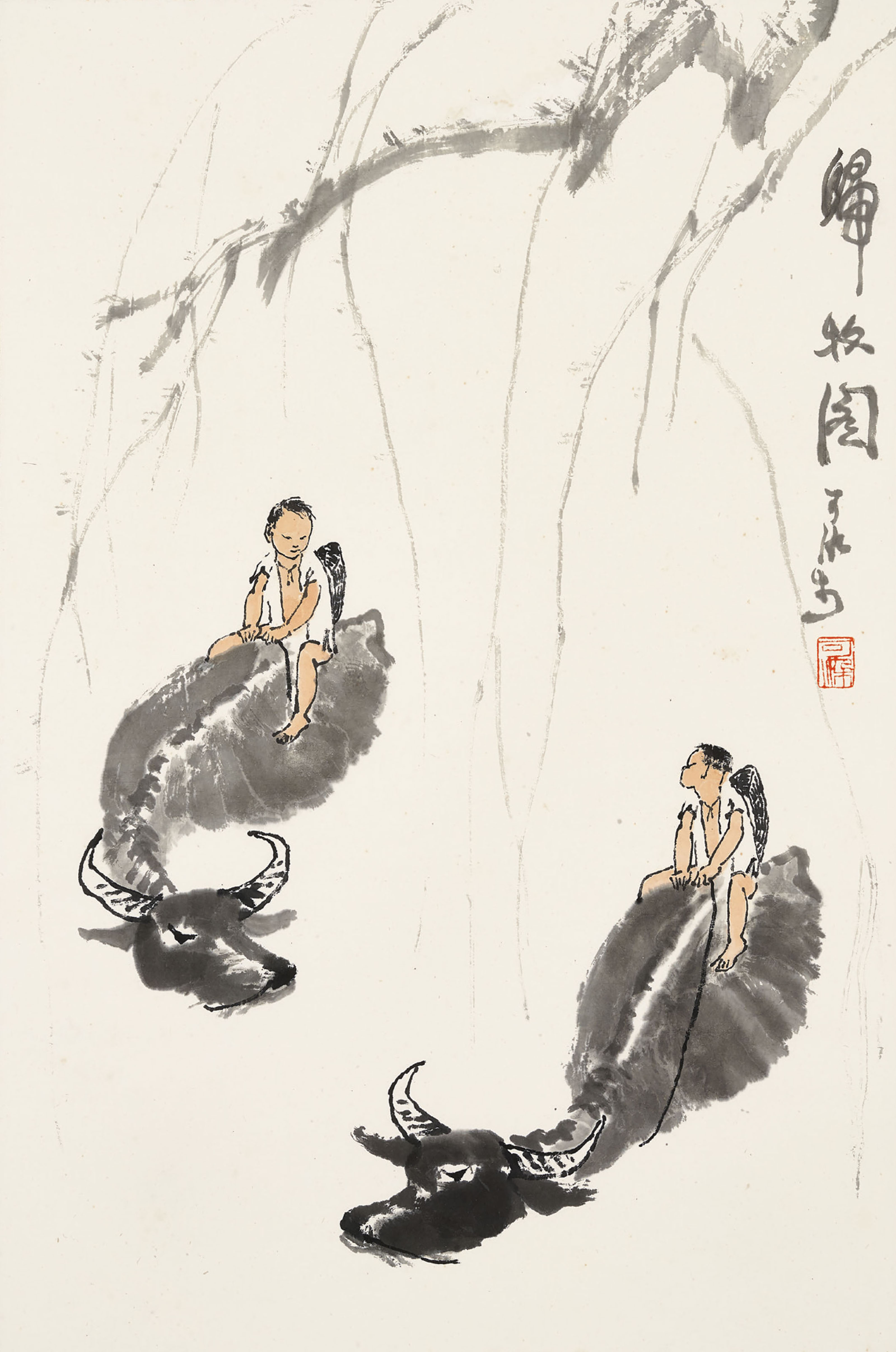 黃冑, 牧驢圖| Christie's