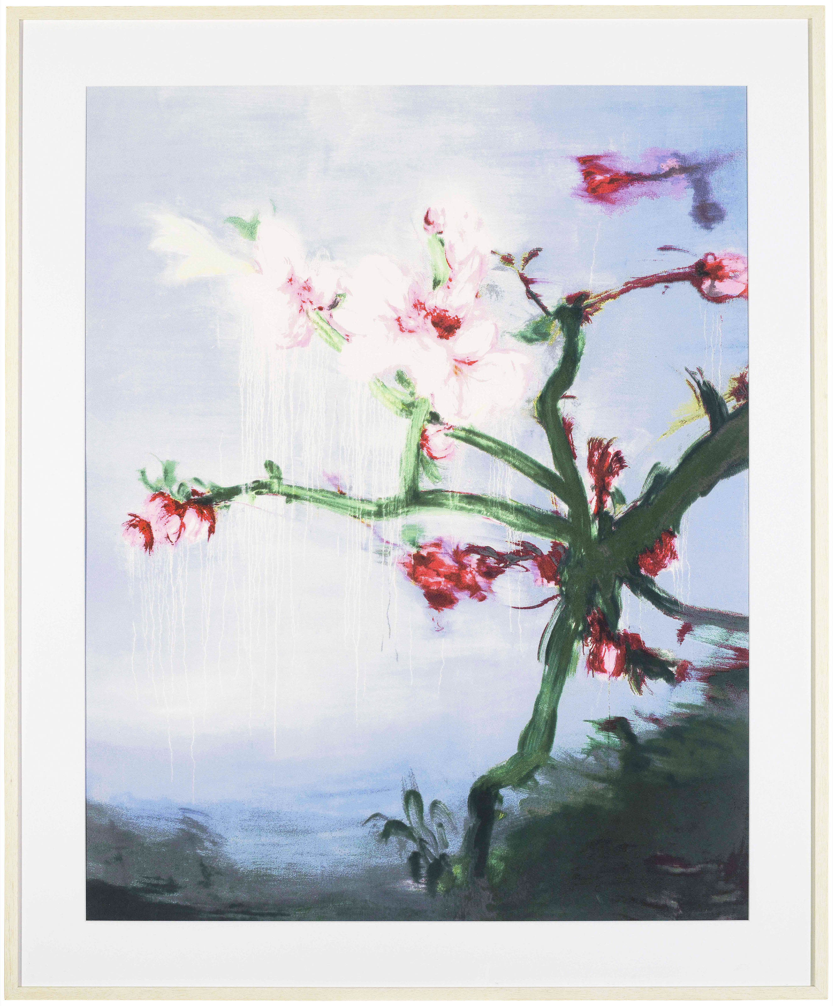 周春芽(1955年生), 桃花；及桃花| Christie's