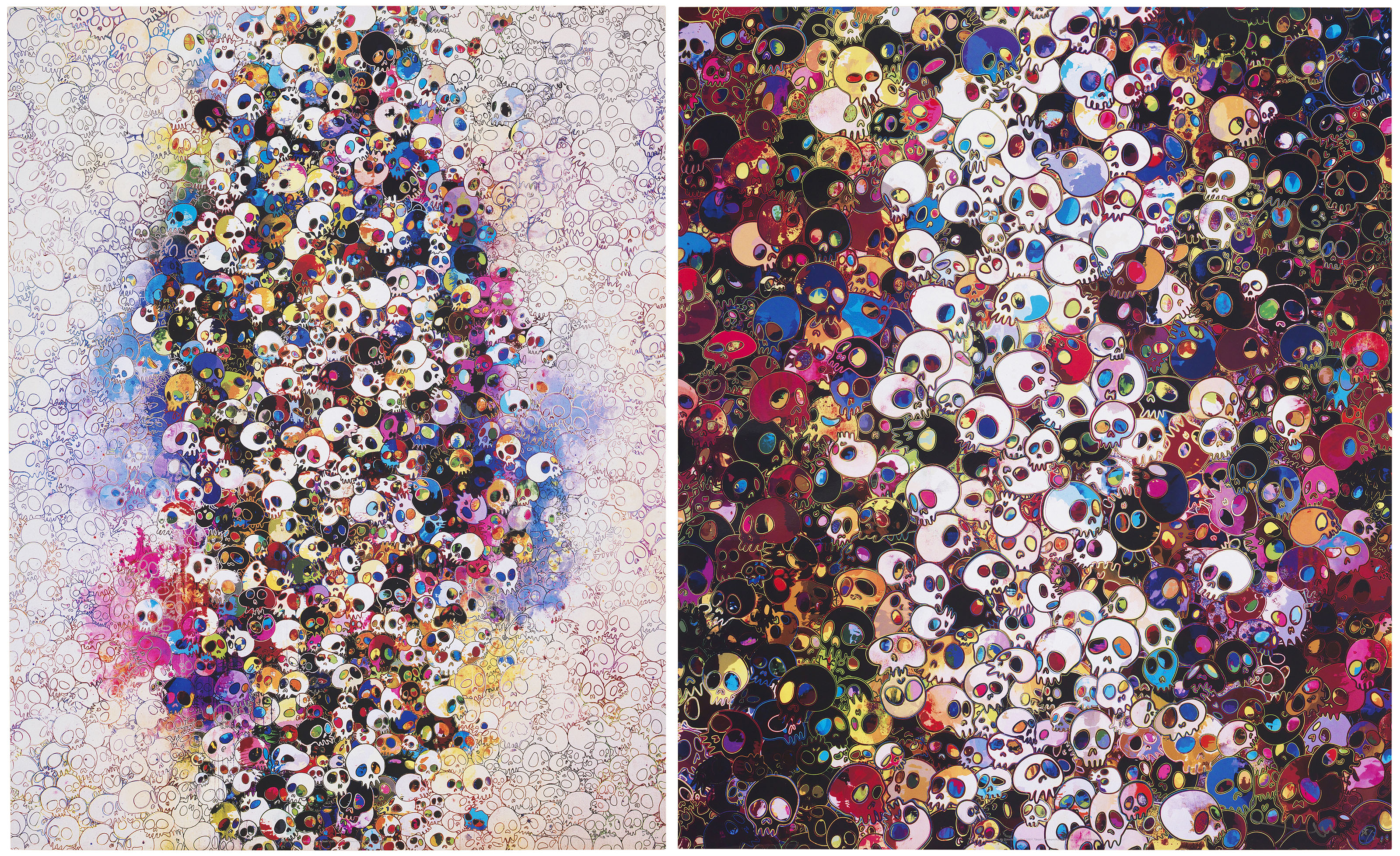 TAKASHI MURAKAMI (B. 1962), Who's Afraid of Red, Yellow and Blue