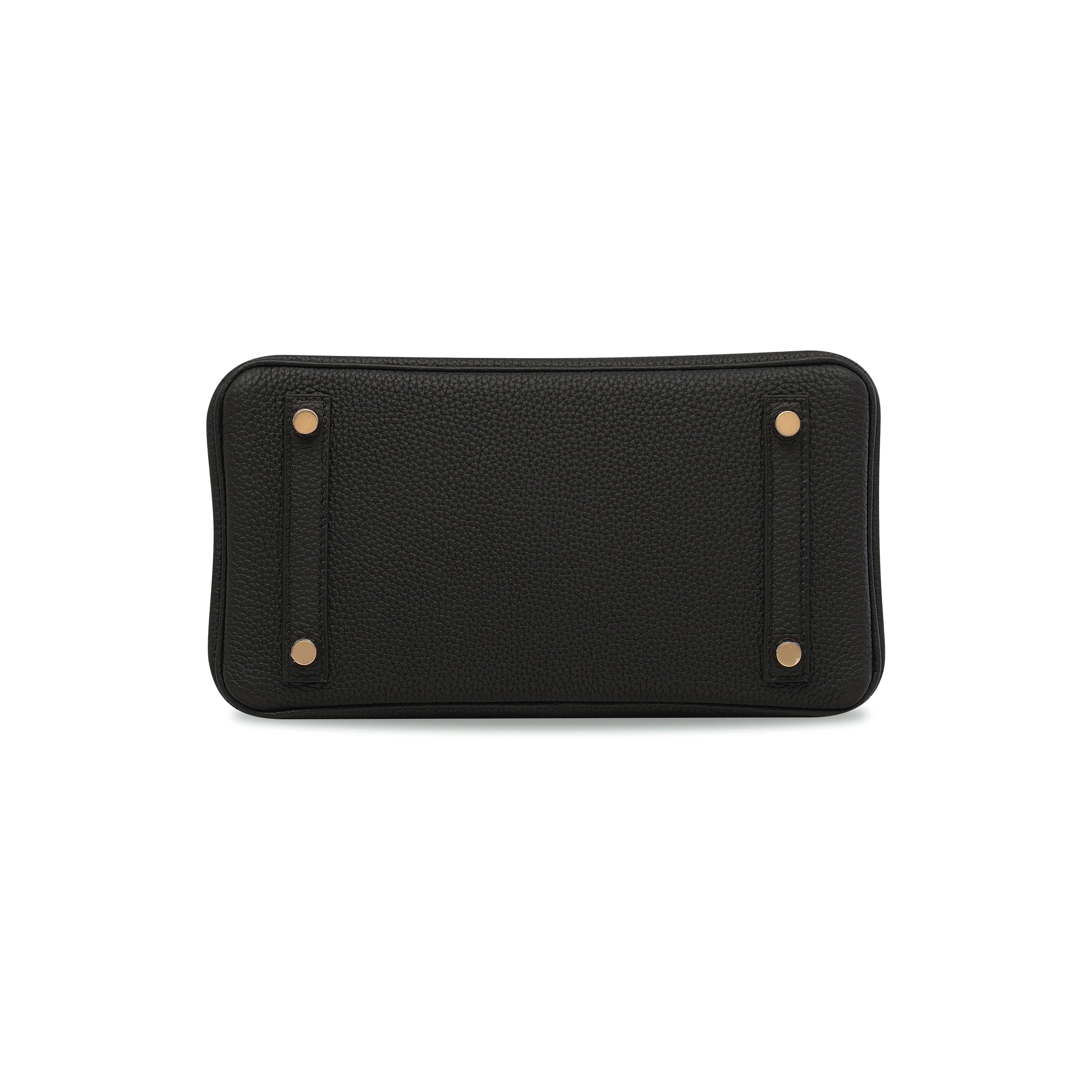 A BLACK TOGO LEATHER BIRKIN 25 WITH ROSE GOLD HARDWARE , HERMÈS, 2019 | Christie's