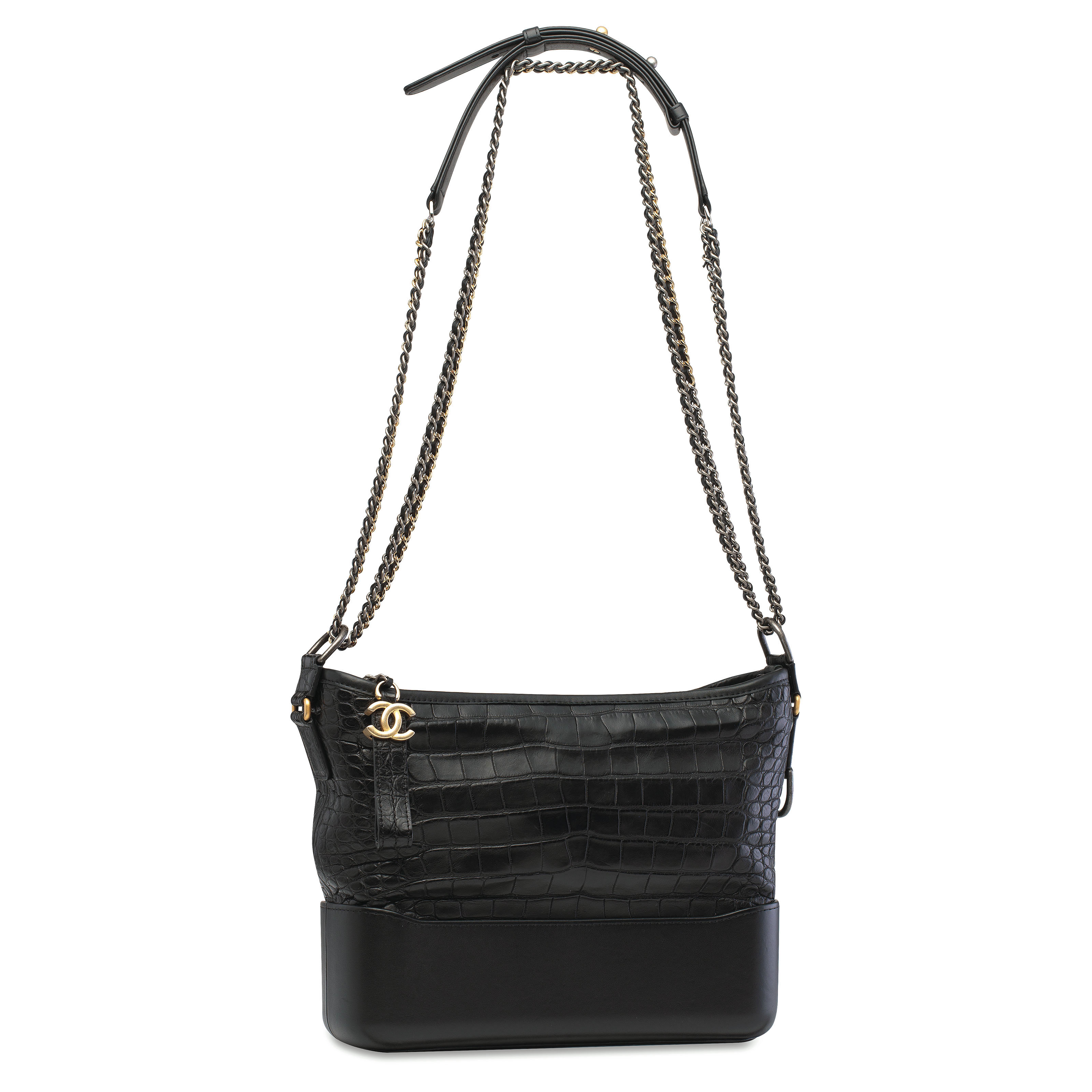 chanel gabrielle all black