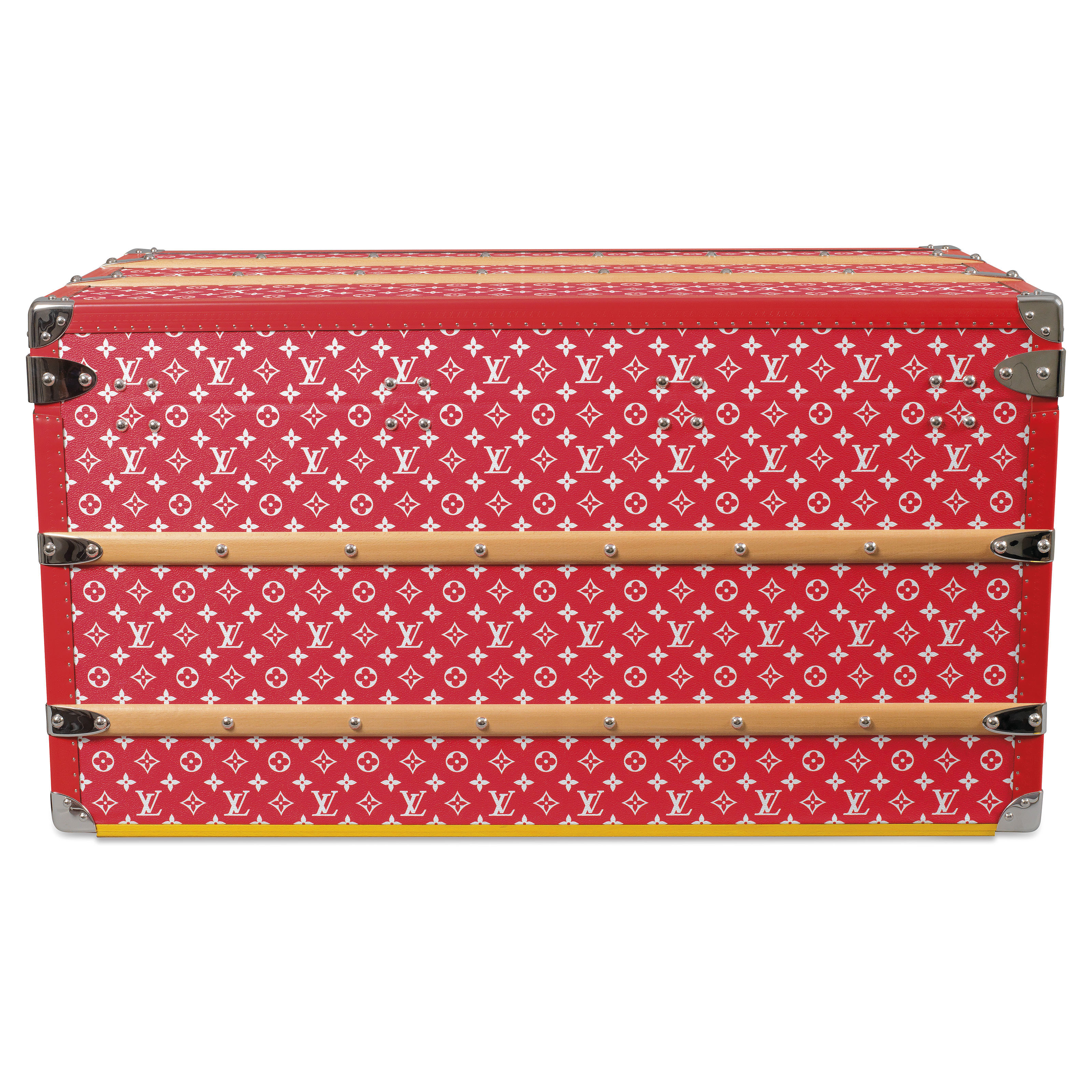 louis vuitton x supreme malle courrier trunk