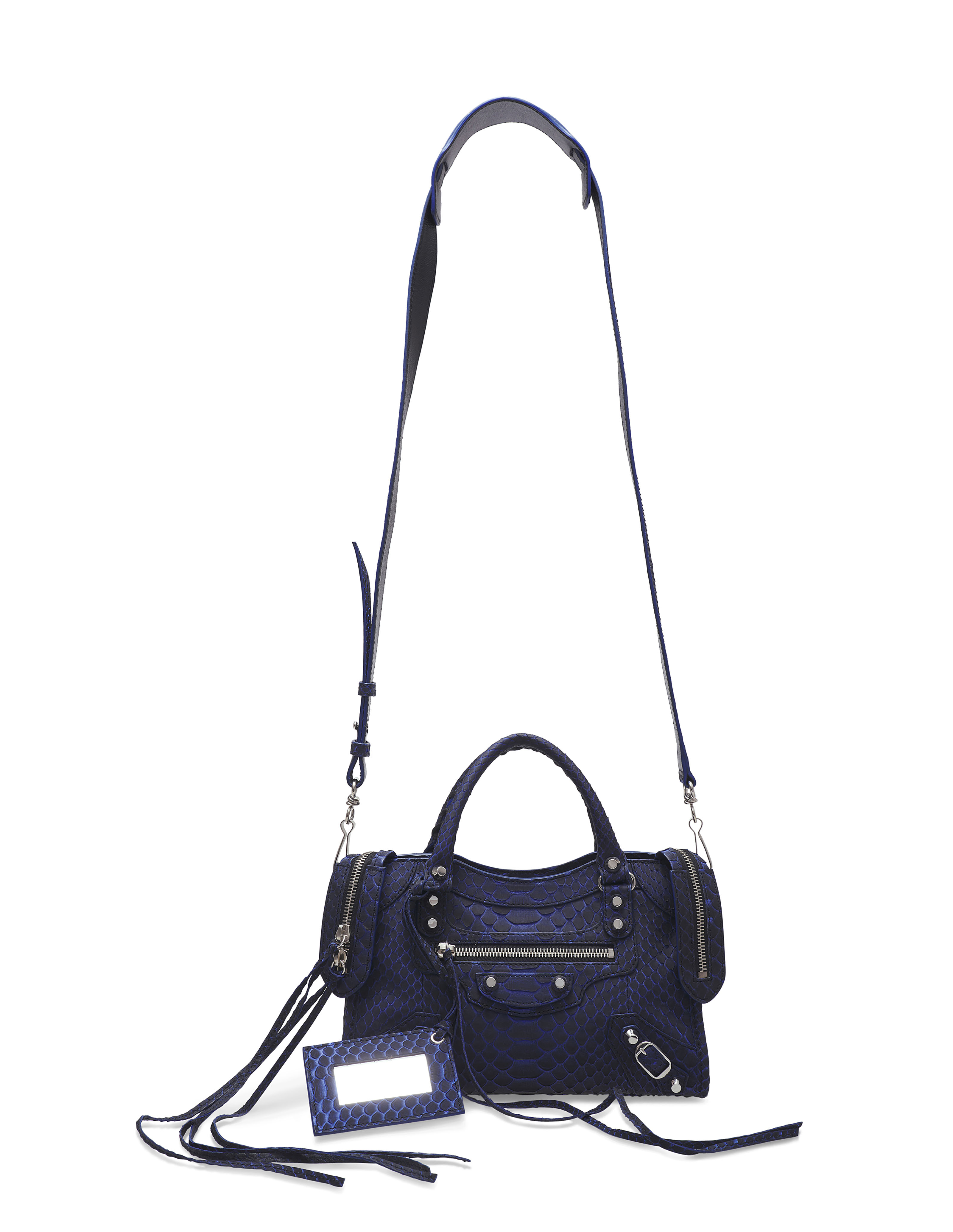 Balenciaga motorcycle bag navy store