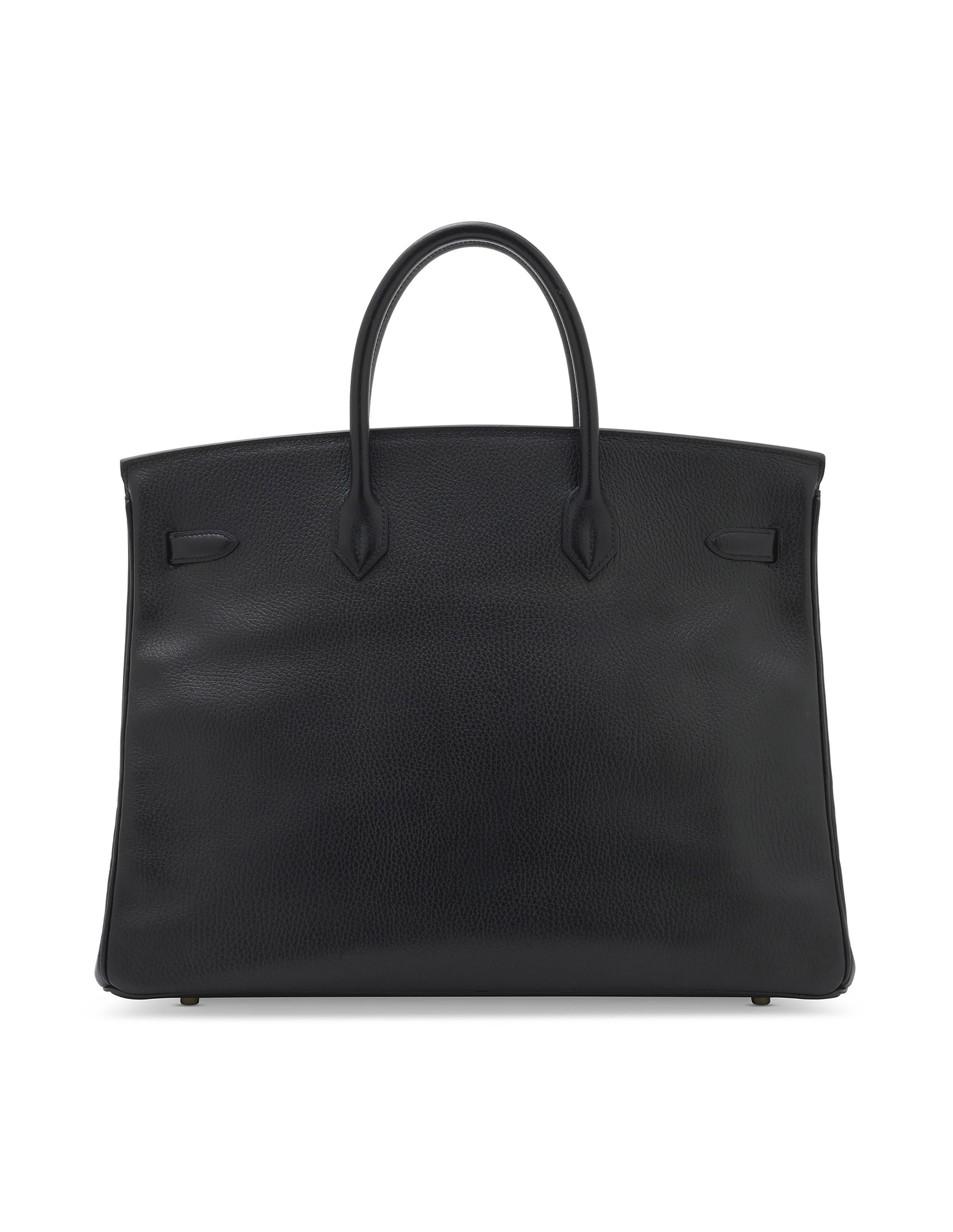 A BLACK ARDENNES LEATHER BIRKIN 40 WITH GOLD HARDWARE, HERMÈS