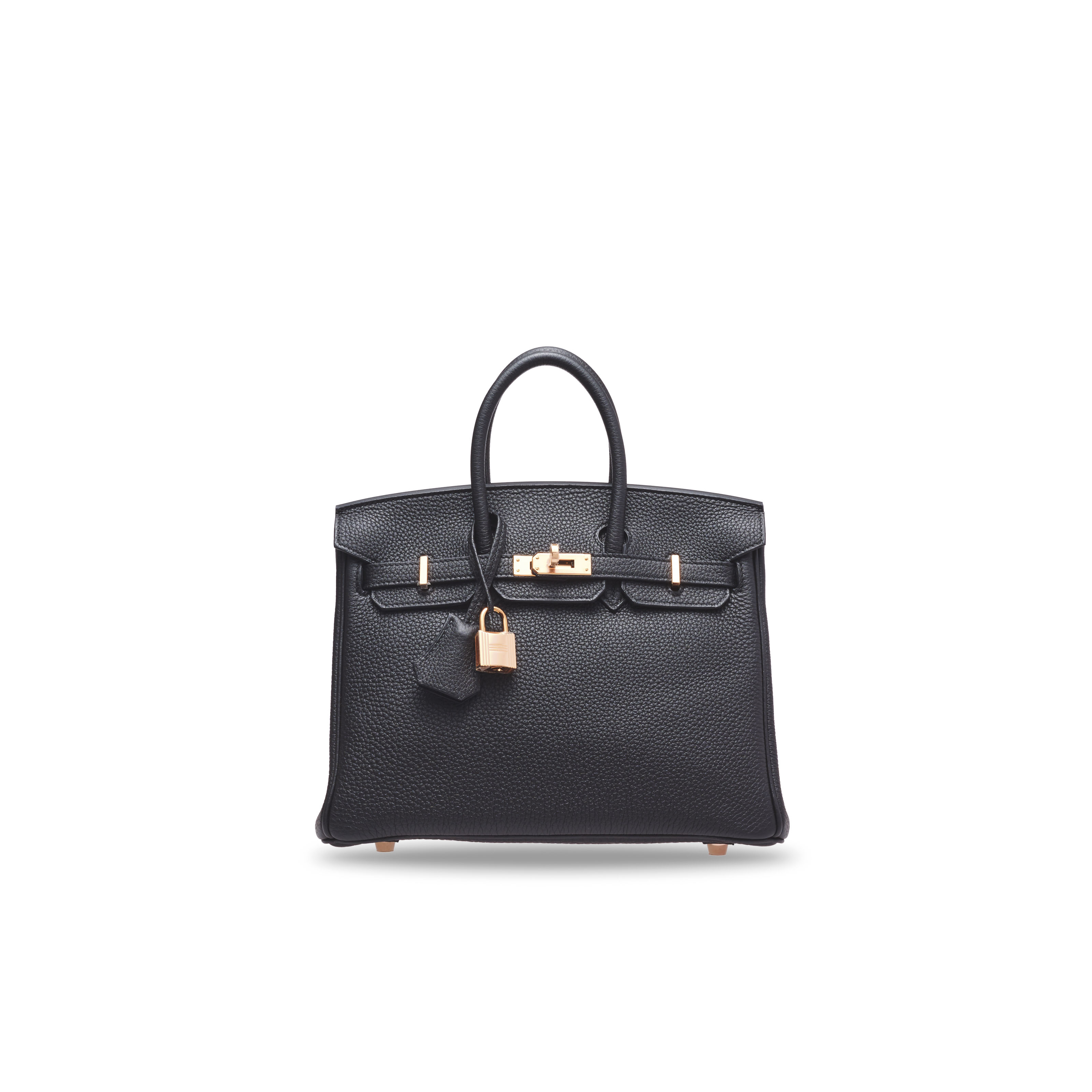 birkin 25 black togo