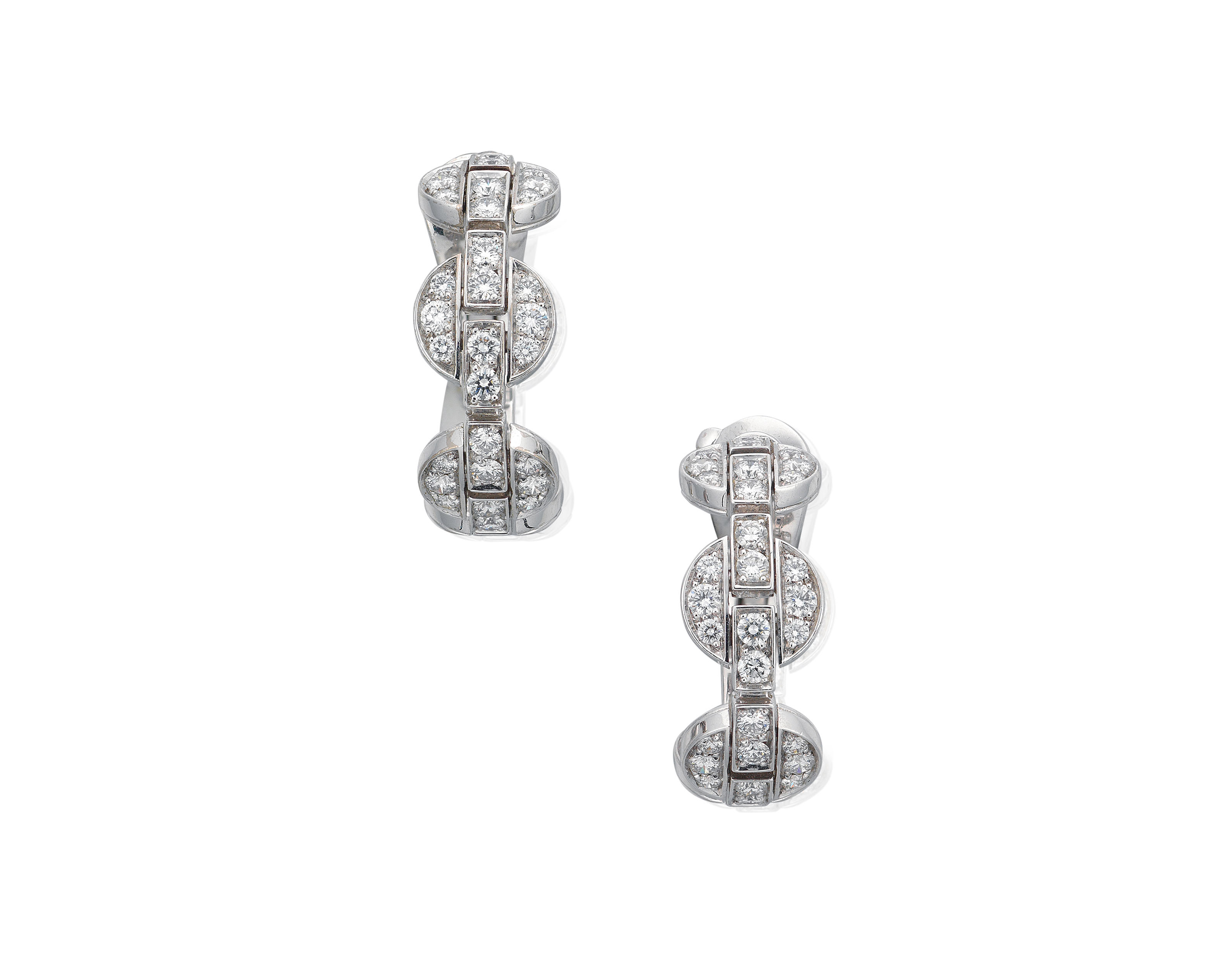 CARTIER 'HIMALIA' DIAMOND EARRINGS, Christie’s
