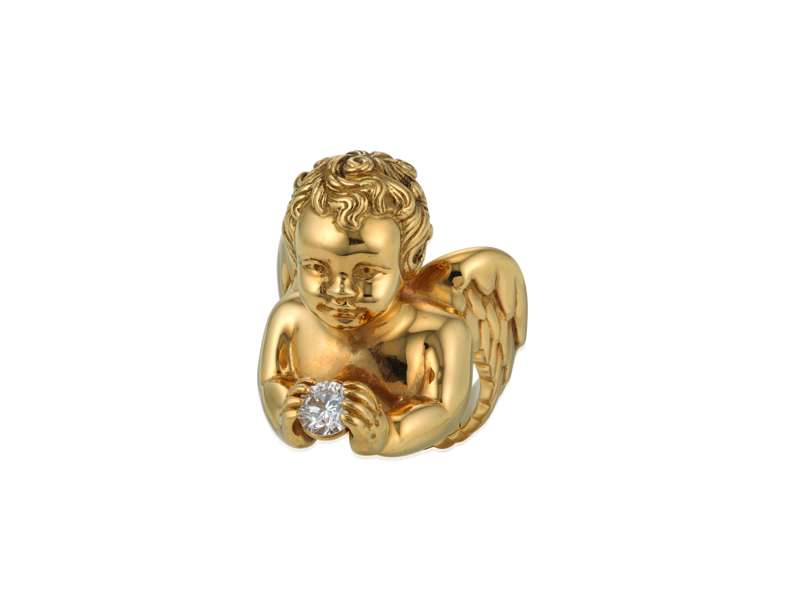 LOUIS VUITTON DIAMOND AND GOLD RING Christie s