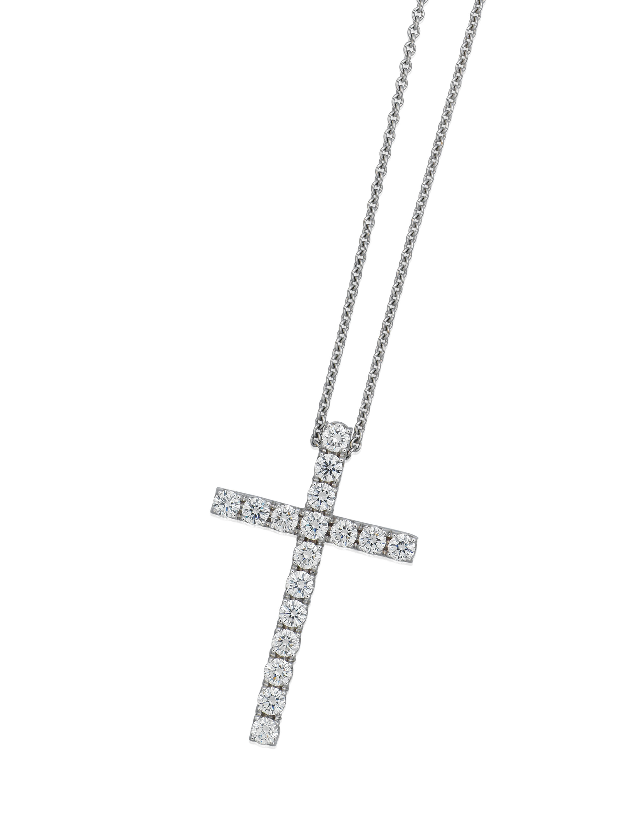 Diamond Cross Pendant Necklace Christie S