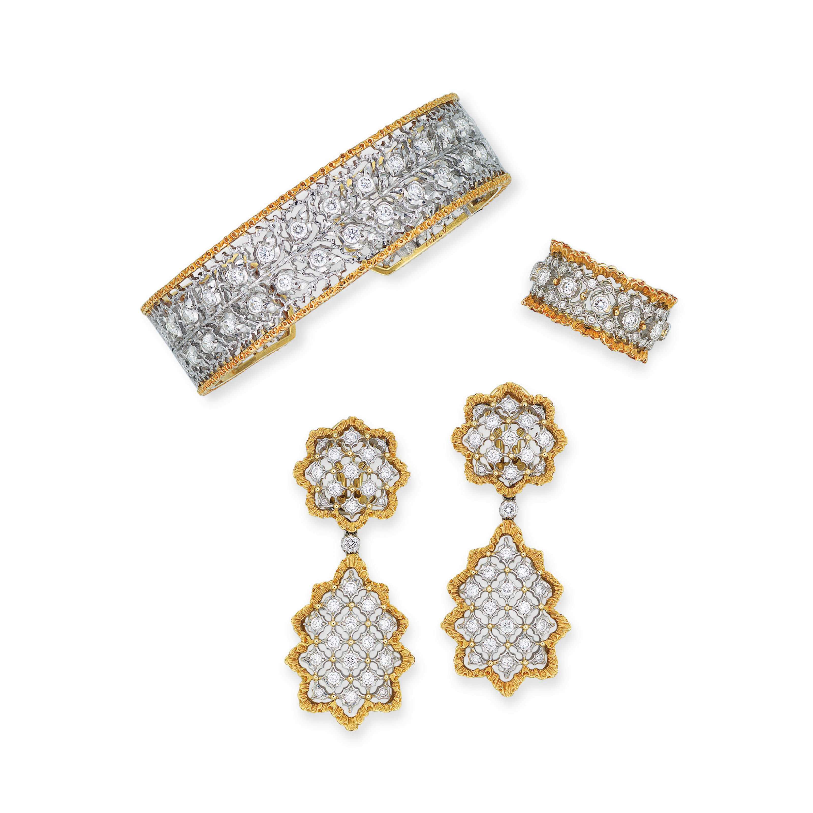 DIAMOND JEWELLERY SET, BUCCELLATI Christie's
