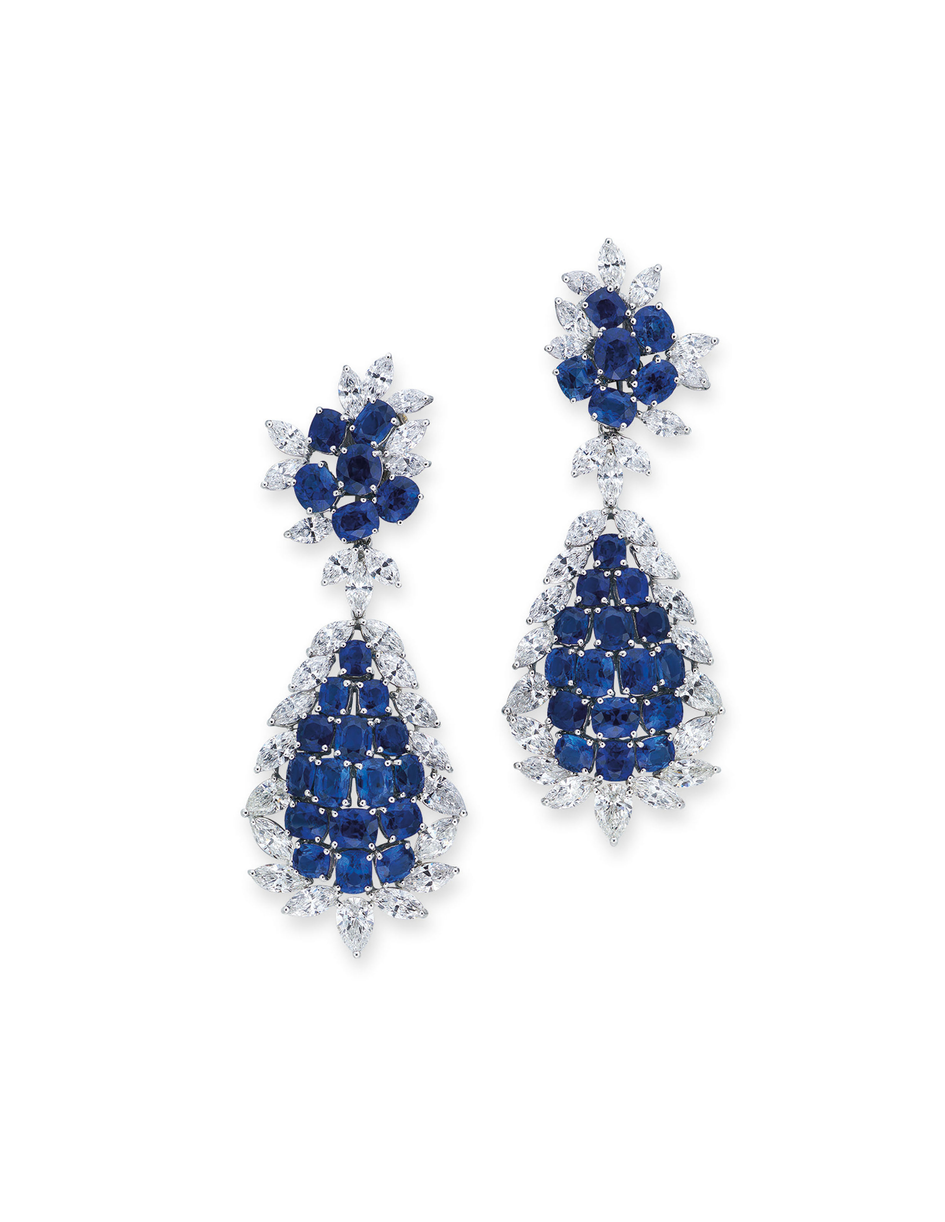 Harry winston sapphire earrings clearance