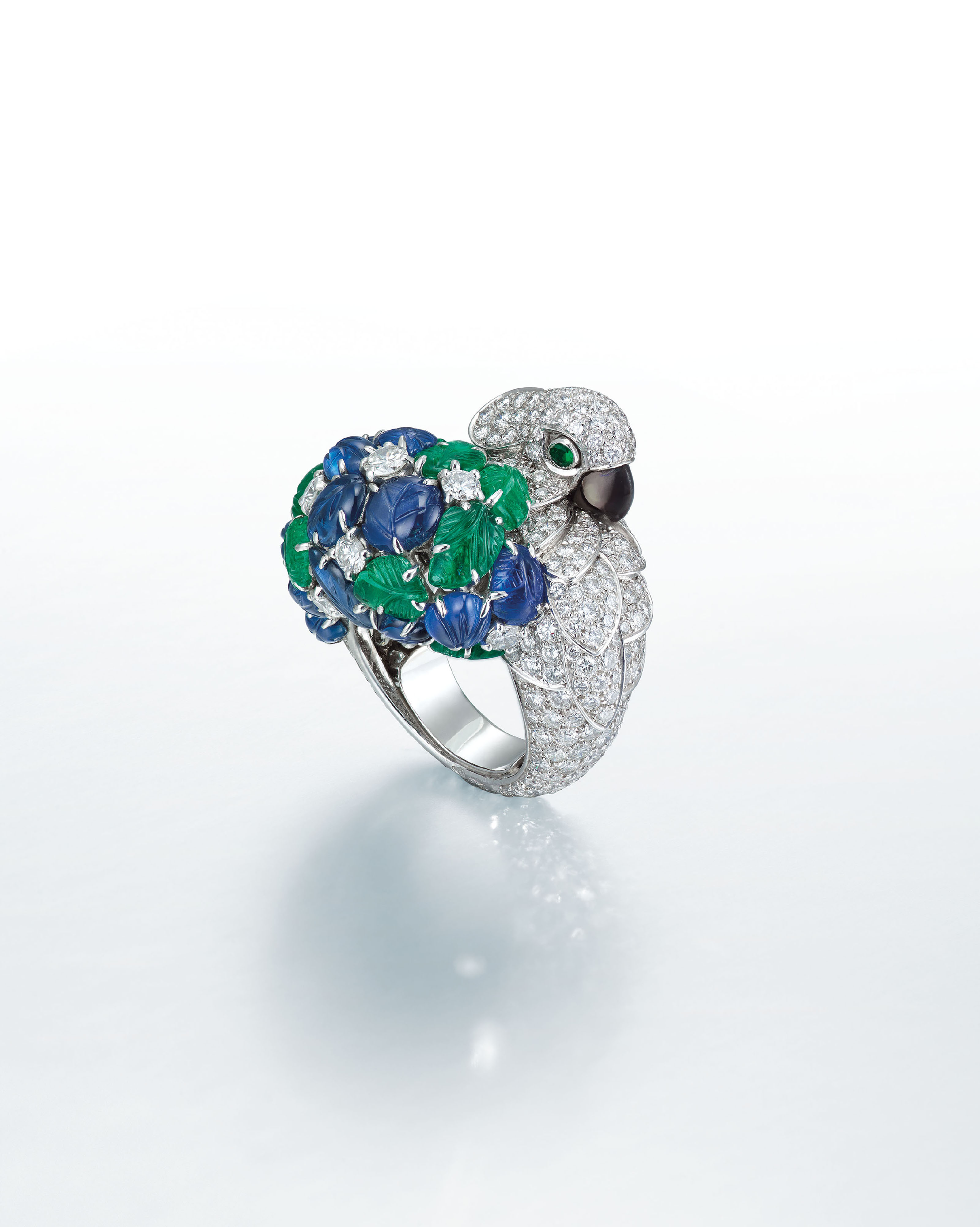 cartier parrot ring