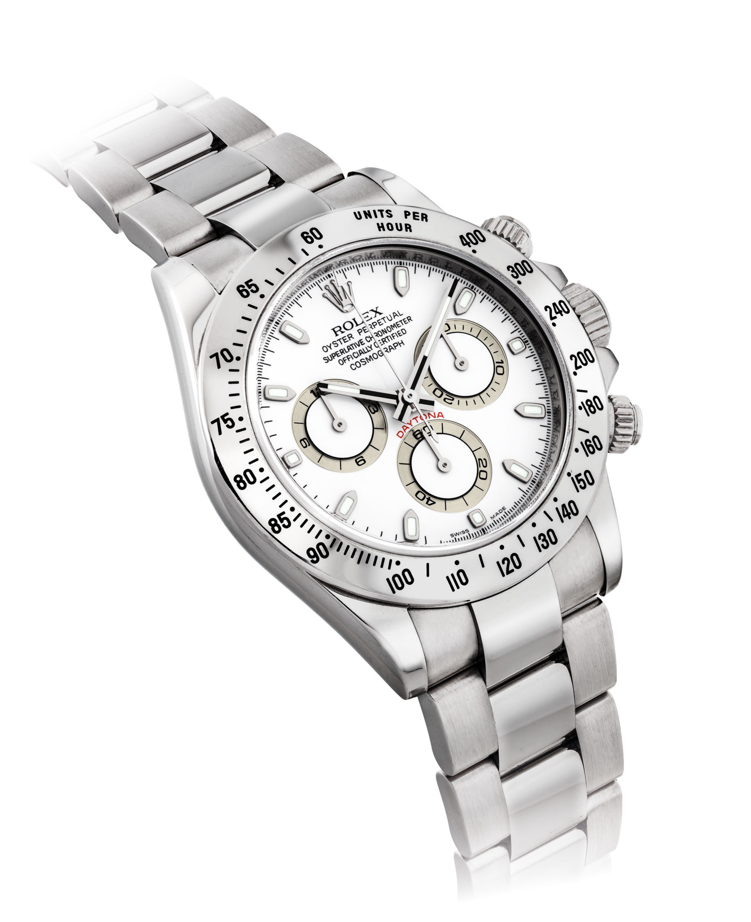 PATEK PHILIPPE. A FINE STAINLESS STEEL AUTOMATIC CHRONOGRAPH