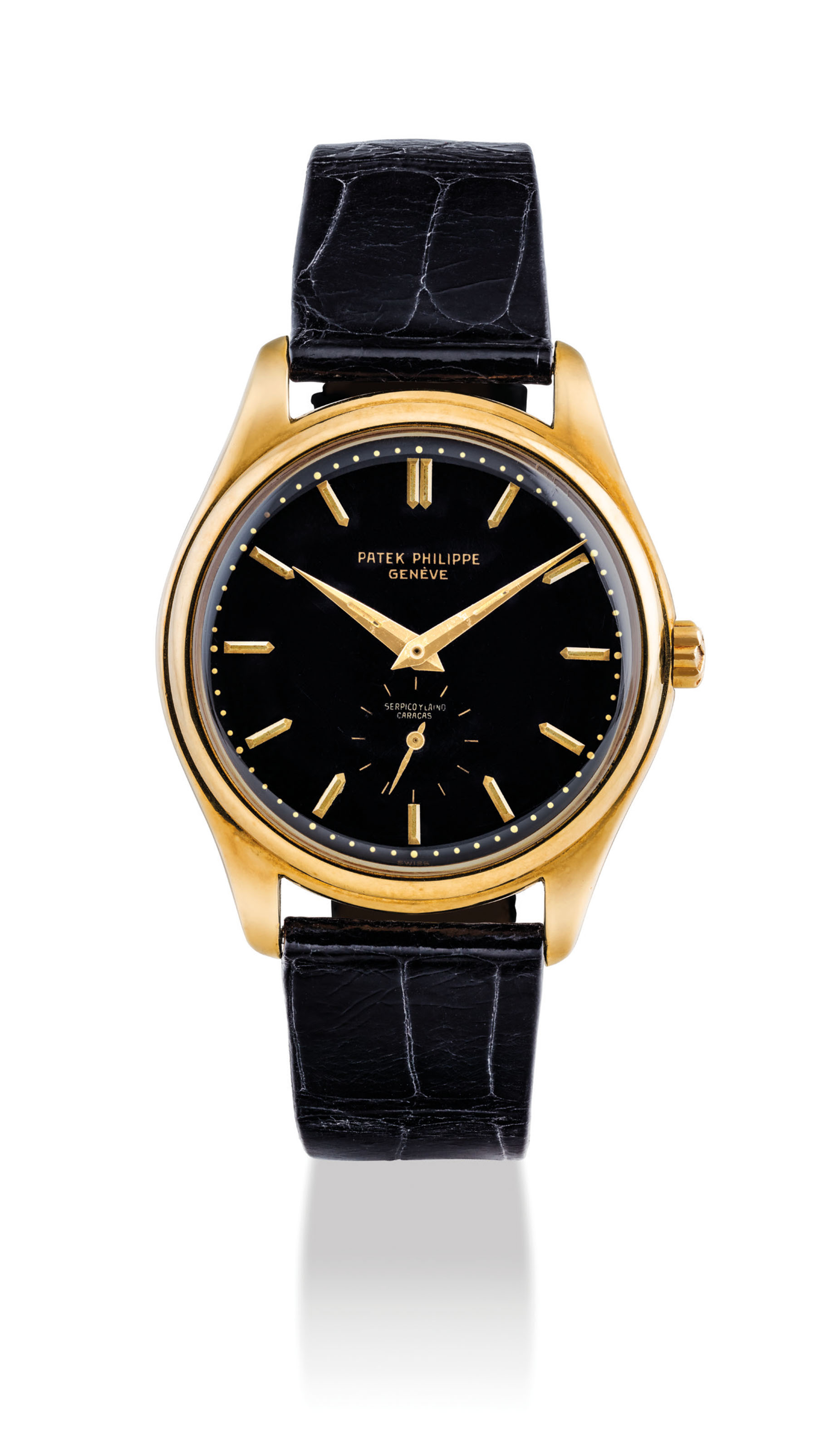patek philippe black and gold