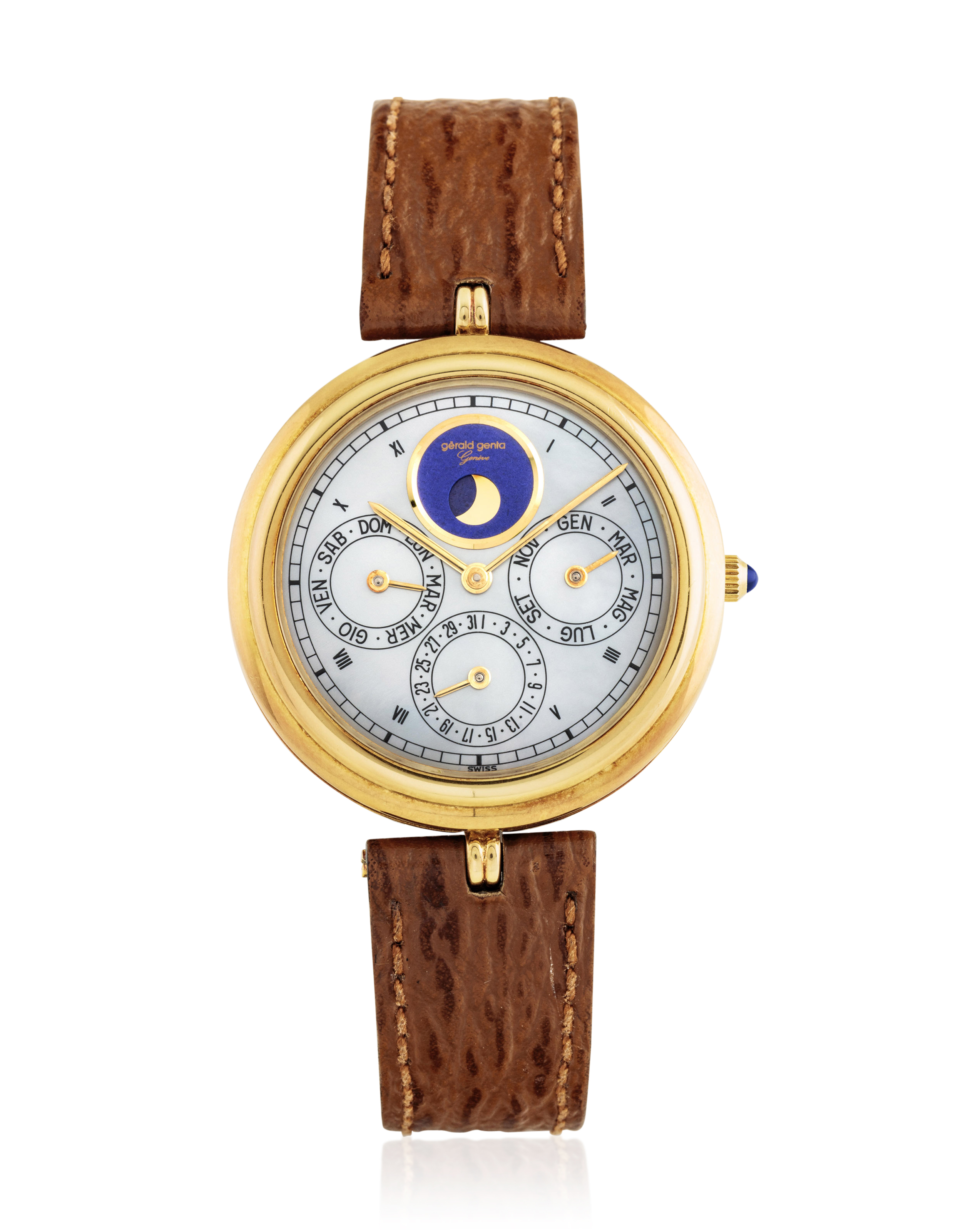 GERALD GENTA, 18K PERPETUAL CALENDAR, REF. G 2132.4, Christie’s